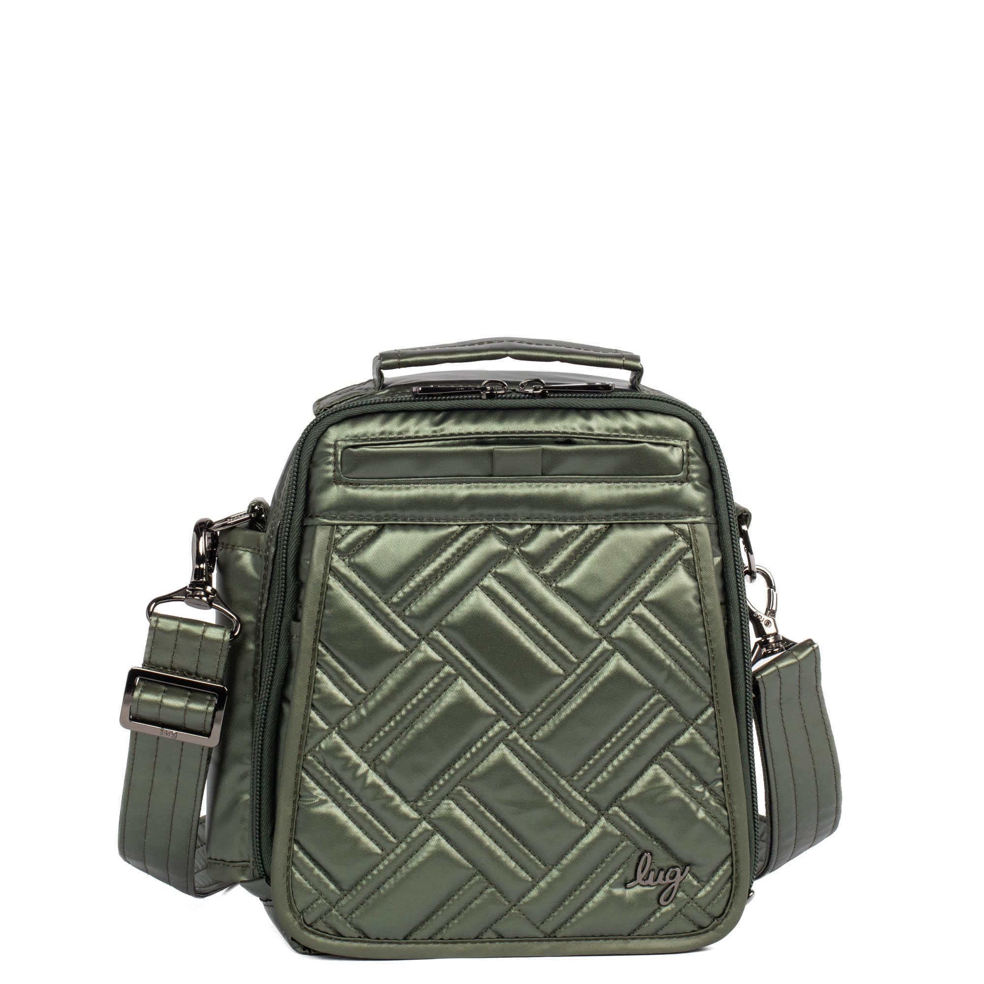 Flapper SE Convertible Crossbody Bag - METALLIC OLIVE - FlapperSE_MetallicOlive_01