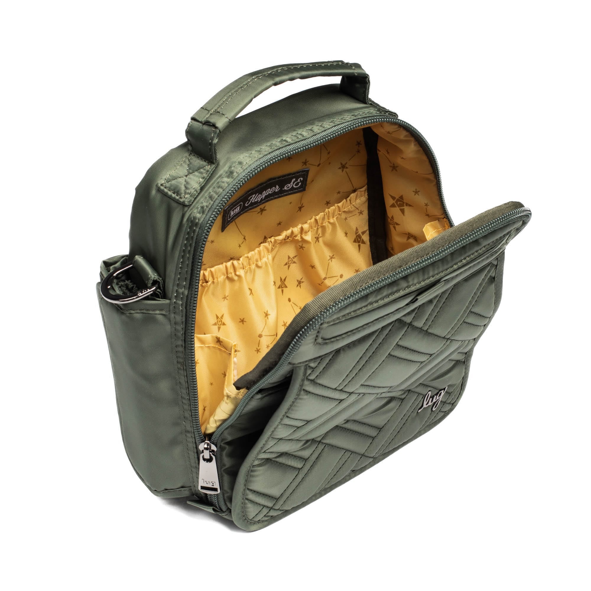 Flapper SE Convertible Crossbody Bag - OLIVE - FlapperSE_Olive_05