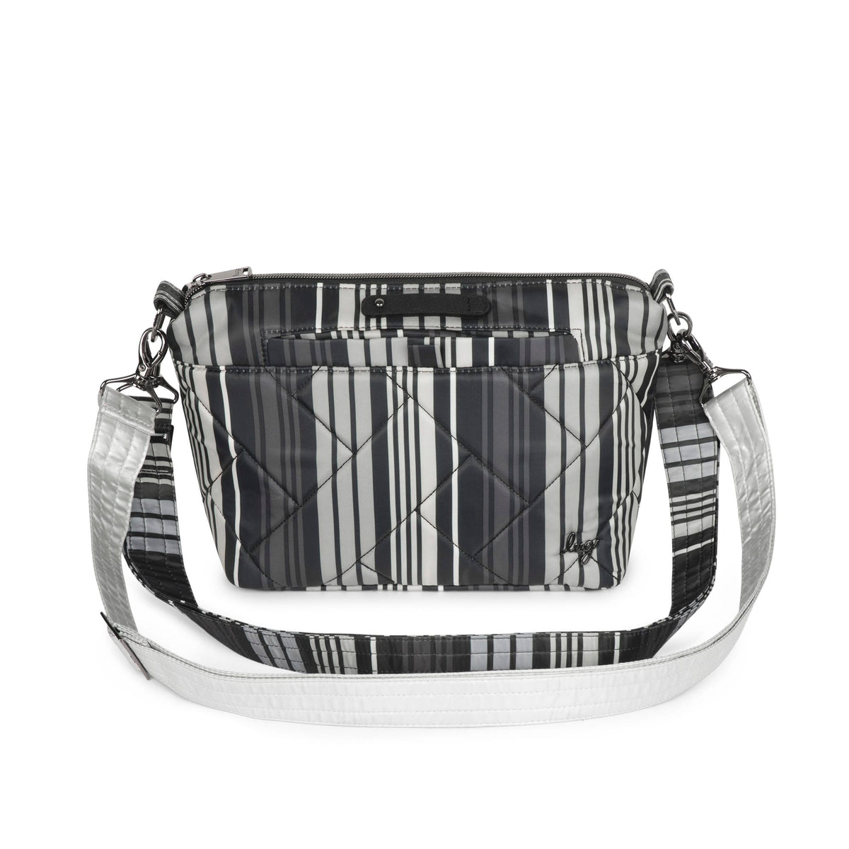 Flare 2 Crossbody Bag - LOVE STRIPE BLACK - Flare2_LoveStripeBlack_01a