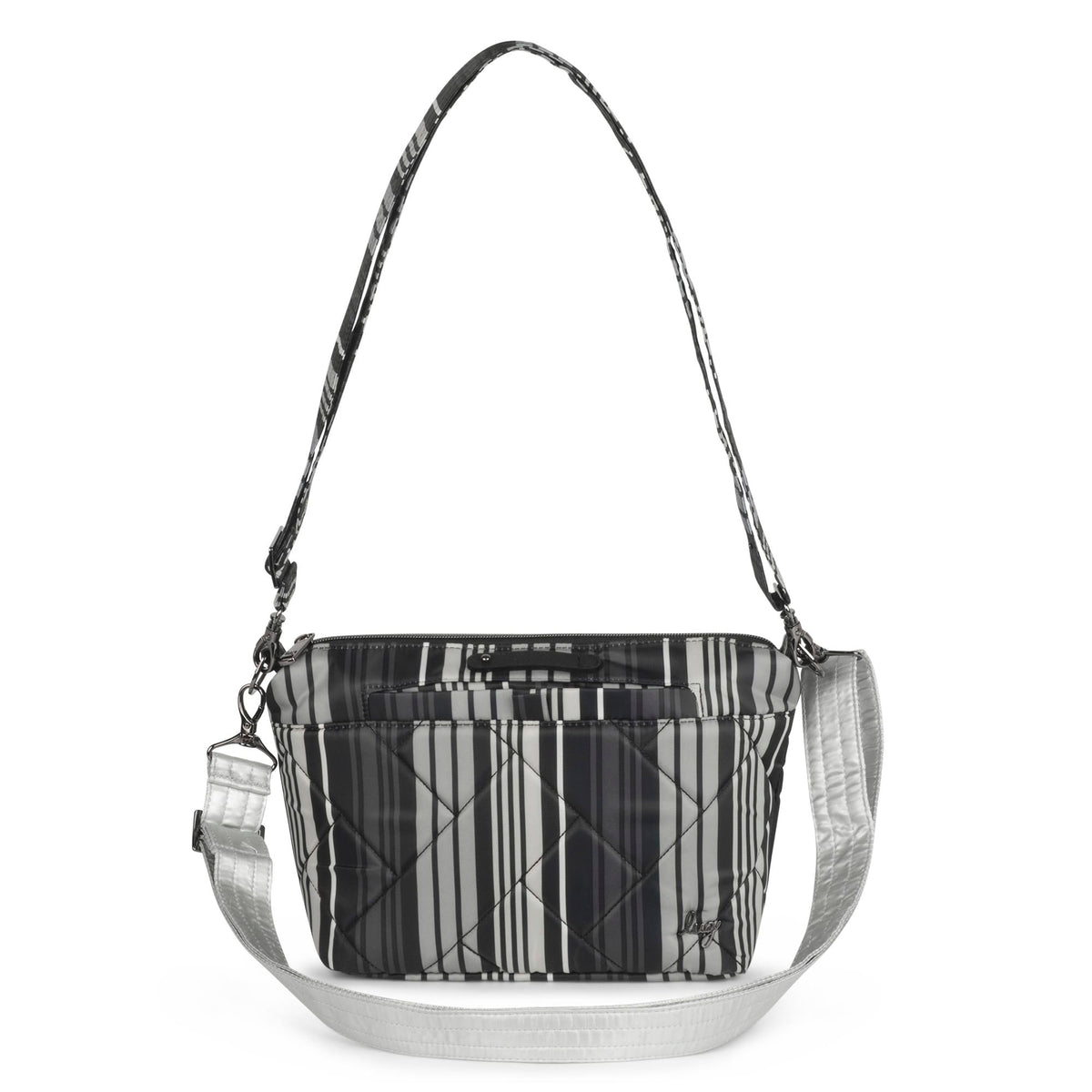 Flare 2 Crossbody Bag - LOVE STRIPE BLACK - Flare2_LoveStripeBlack_01b