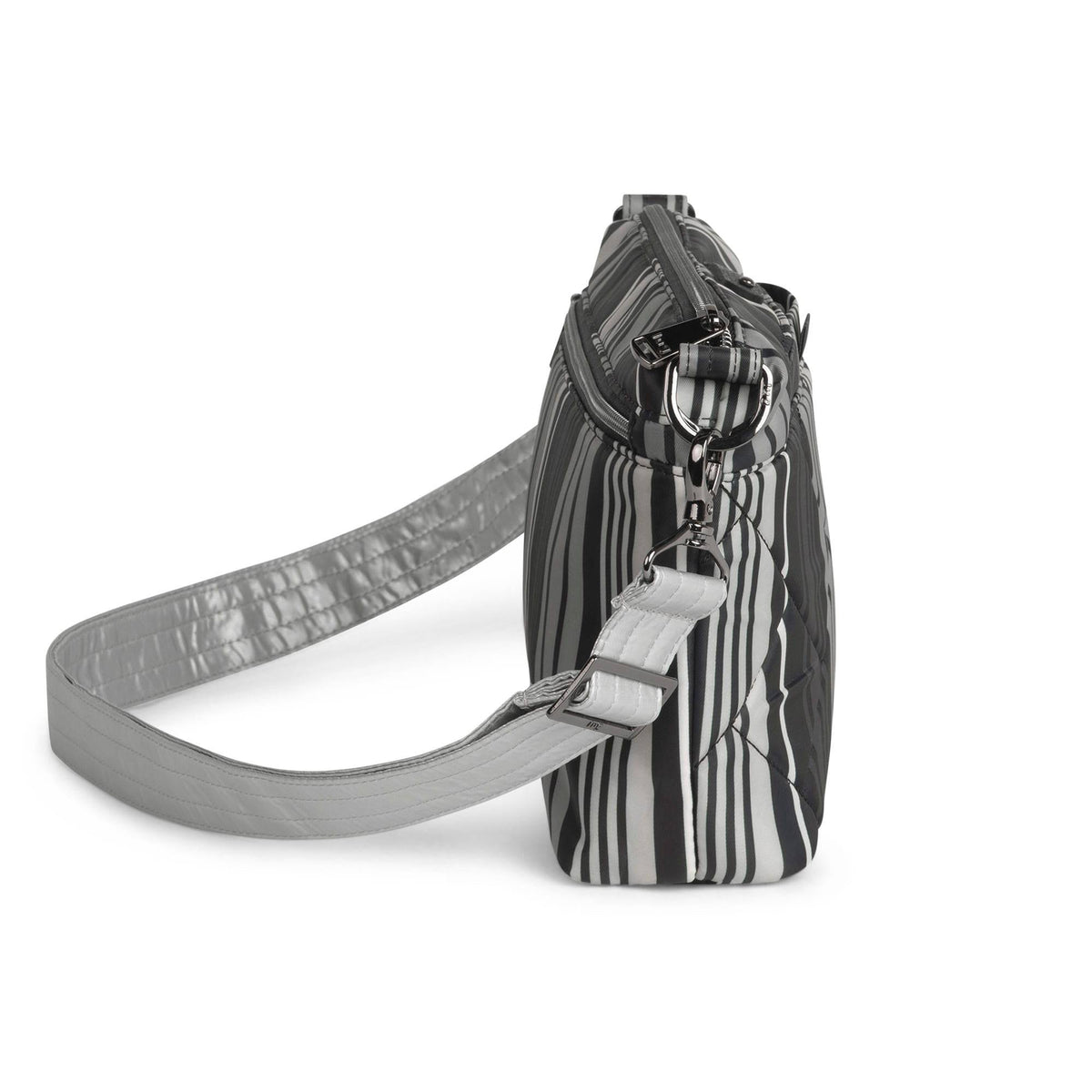 Flare 2 Crossbody Bag - LOVE STRIPE BLACK - Flare2_LoveStripeBlack_03