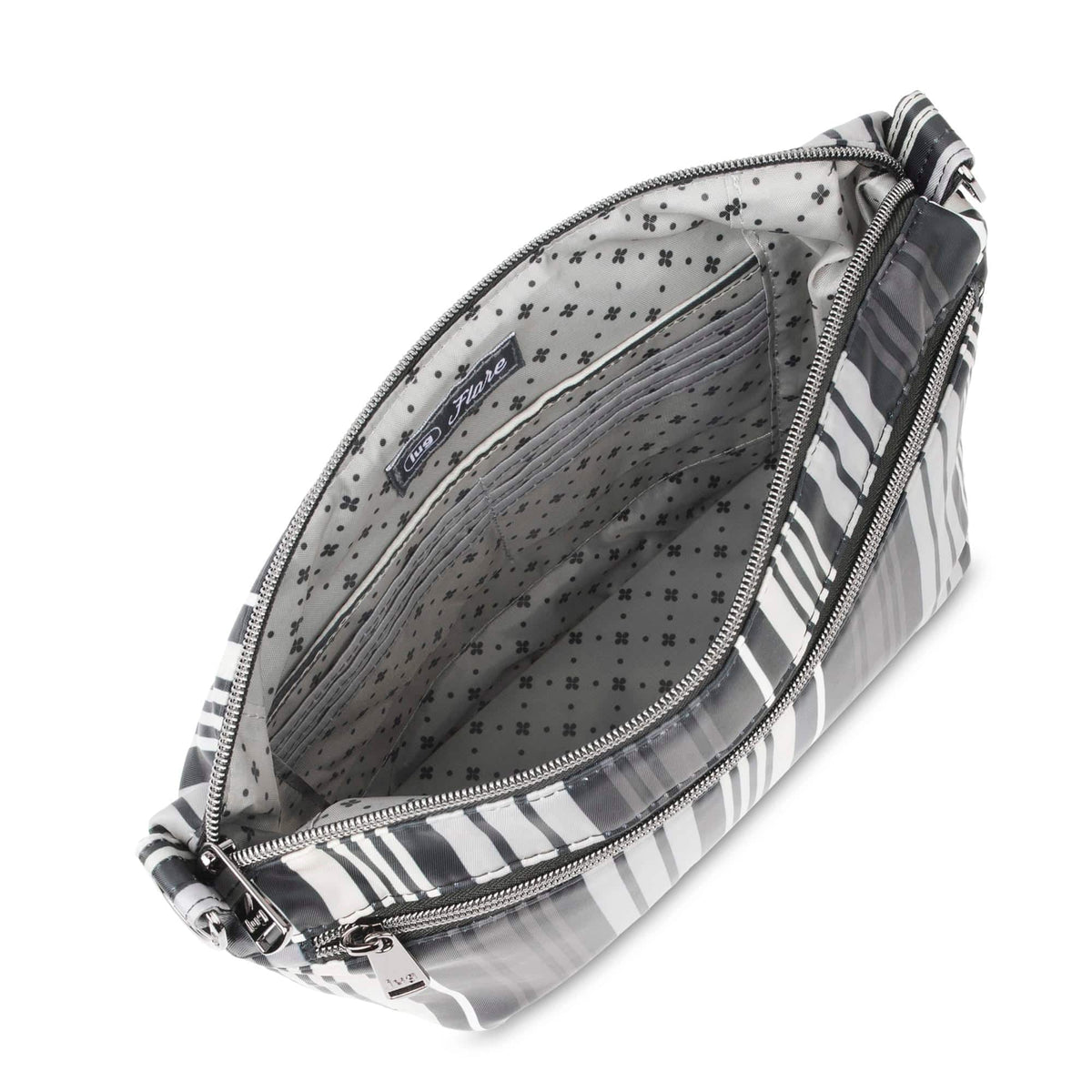 Flare 2 Crossbody Bag - LOVE STRIPE BLACK - Flare2_LoveStripeBlack_05