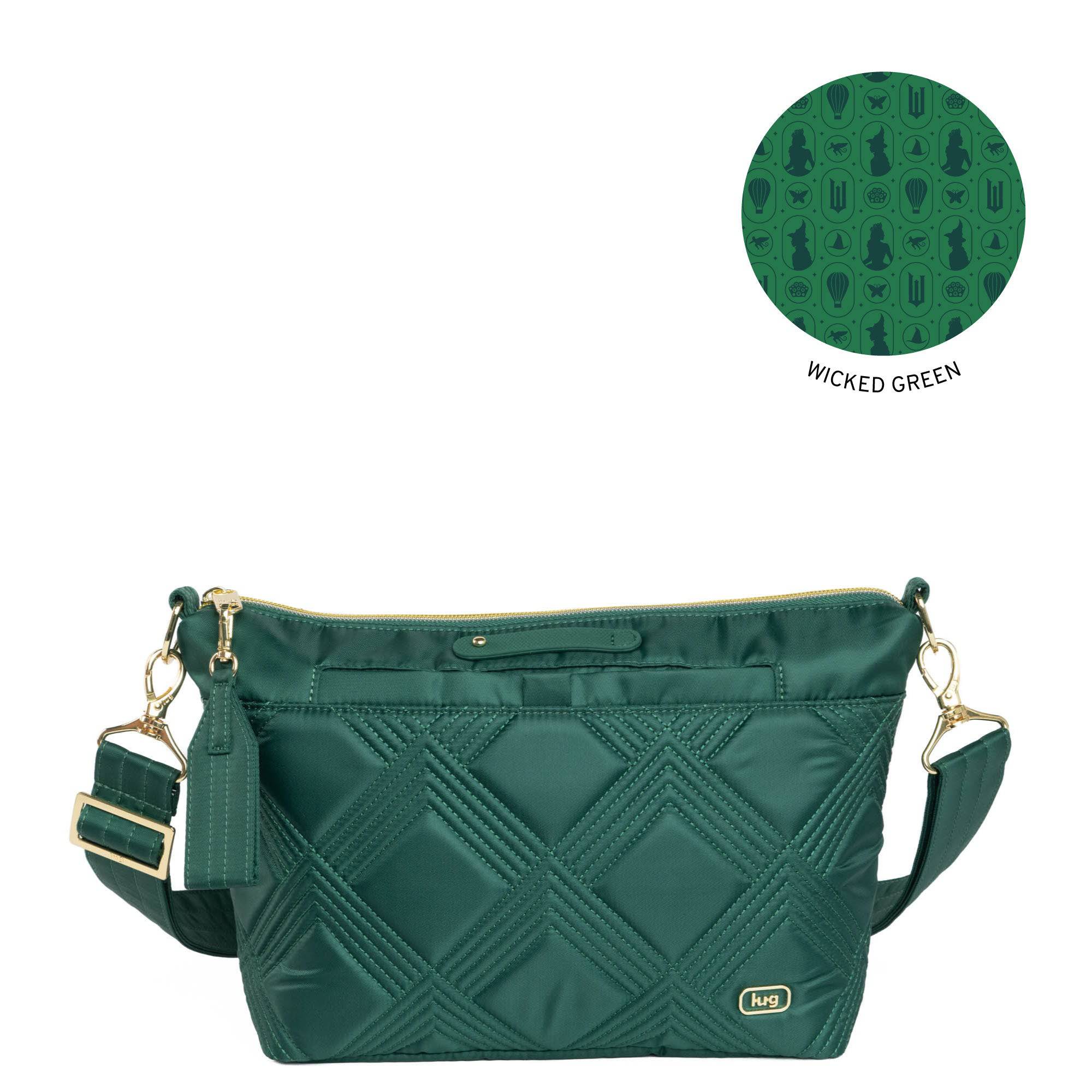 Wicked x Lug Flare 2 Crossbody Bag - WICKEDLY GREEN - Flare2_WickedlyGreen