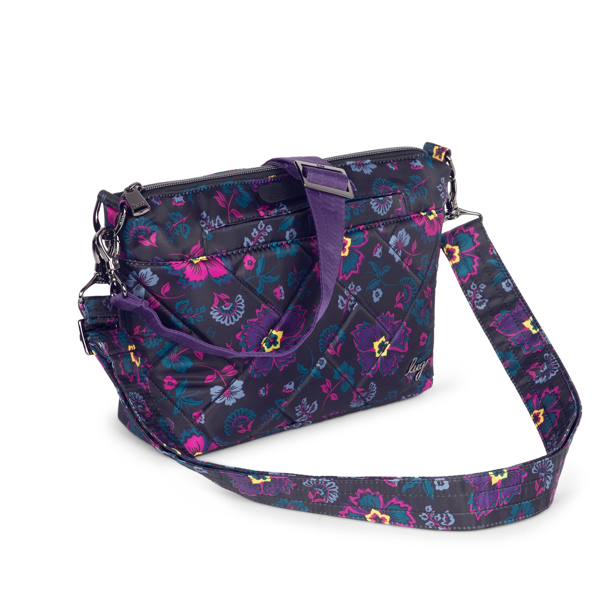 Flare 2 Crossbody Bag - BOHO FLORAL BLACK CONCORD - Flare_202_Boho_Floral_Black_02