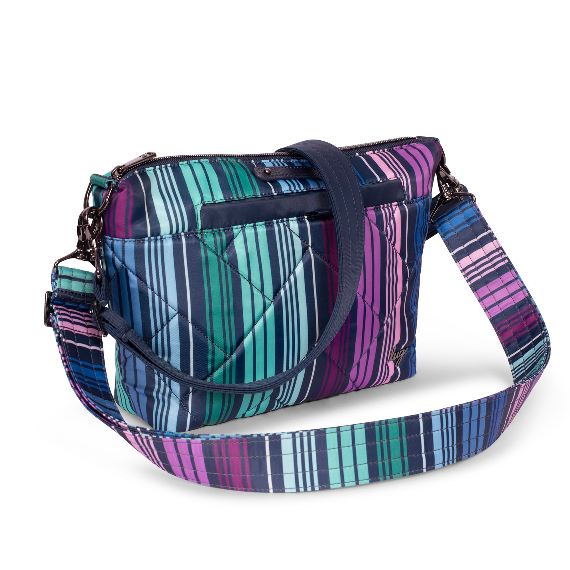 Flare 2 Crossbody Bag - LOVE STRIPE BLACK - Flare_202_LoveStraps_02