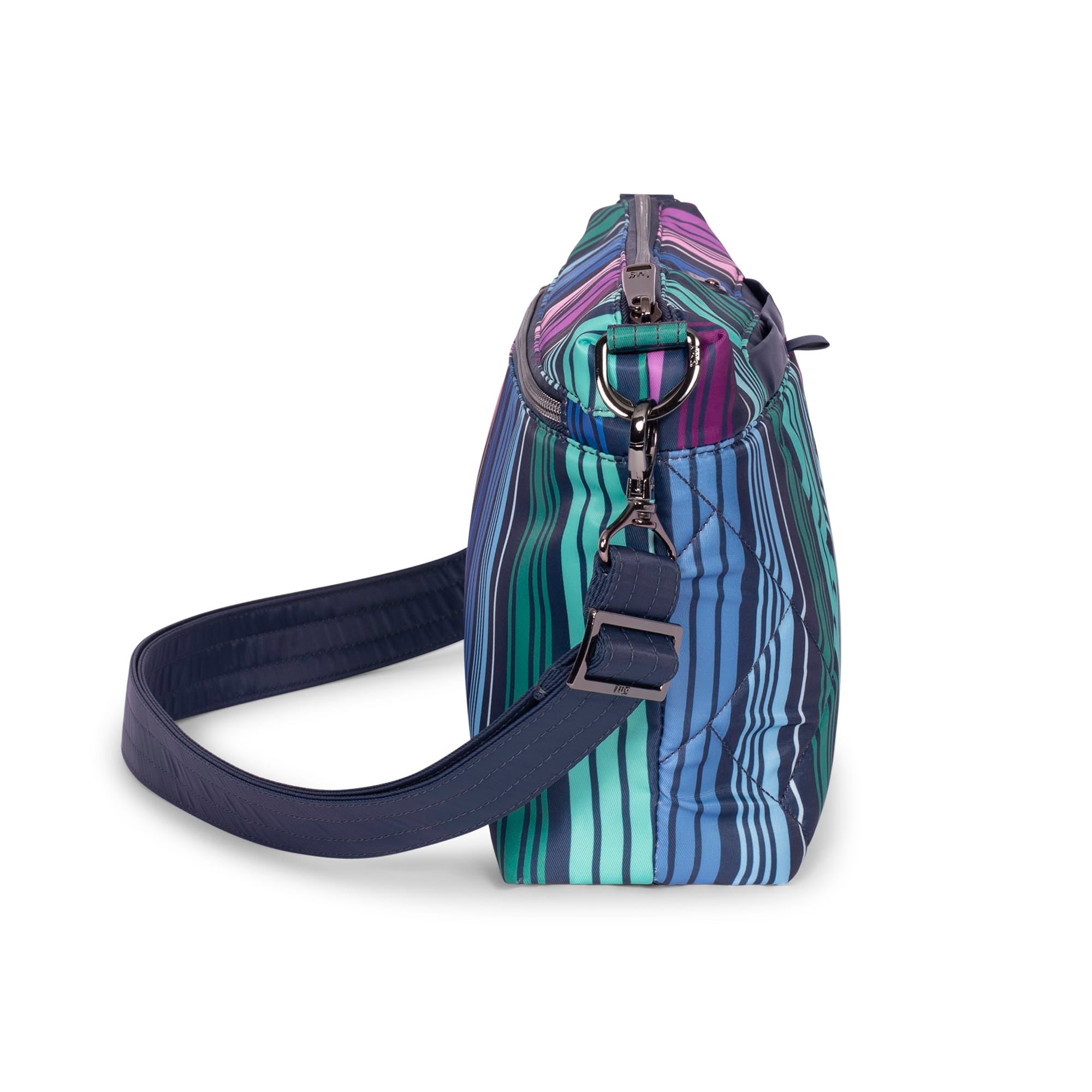 Flare 2 Crossbody Bag - LOVE STRIPE BLACK - Flare_202_LoveStraps_03