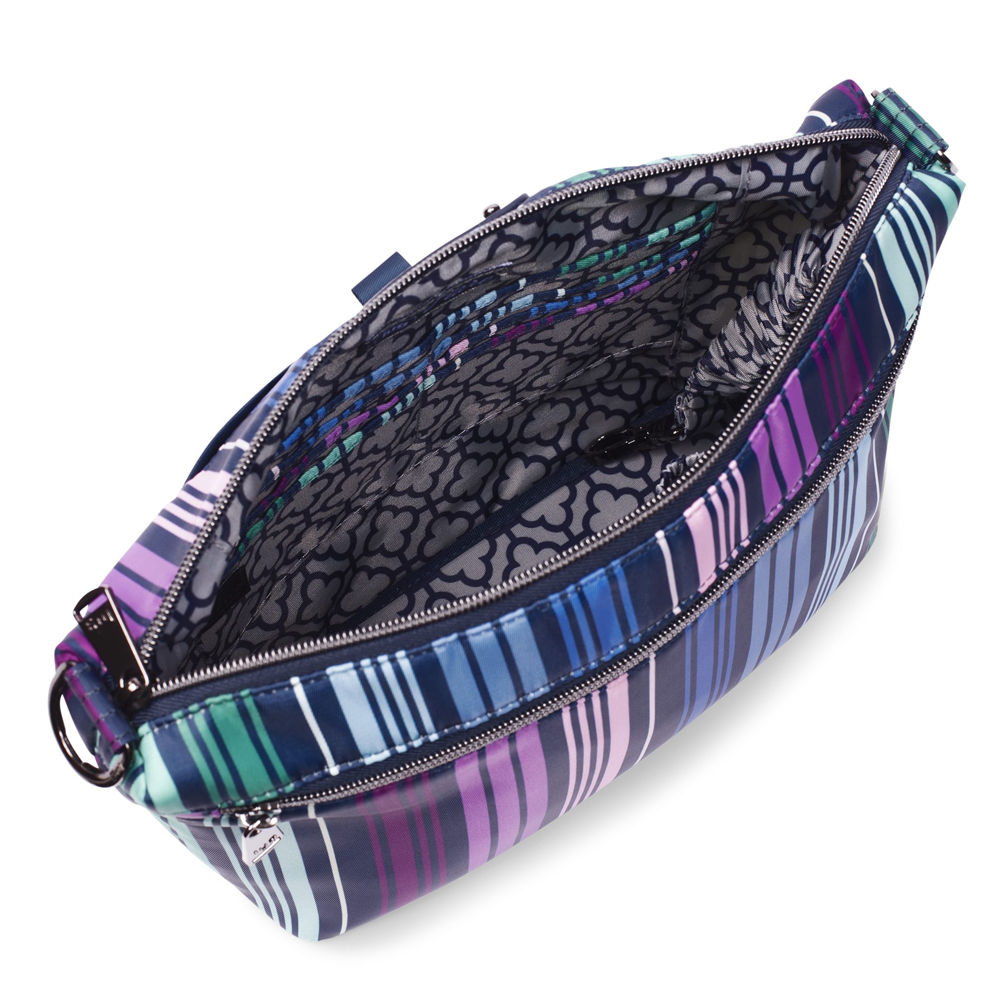 Flare 2 Crossbody Bag - LOVE STRIPE BLACK - Flare_202_LoveStraps_05