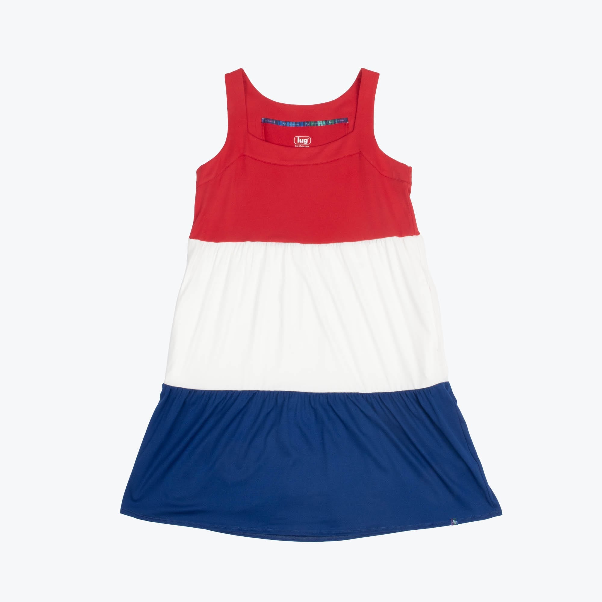 Flare Colorblock Dress - PATRIOTIC RED - Flare_PatrioticRed_06_3a1d9db3-6ec0-407a-8e54-38f84d577ef6