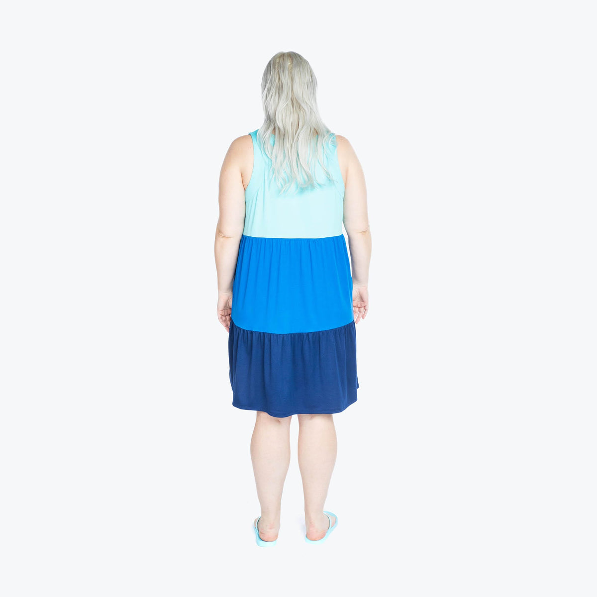 Flare Colorblock Dress - STORMY GREY - Flare_SeasideBlue_XL_02