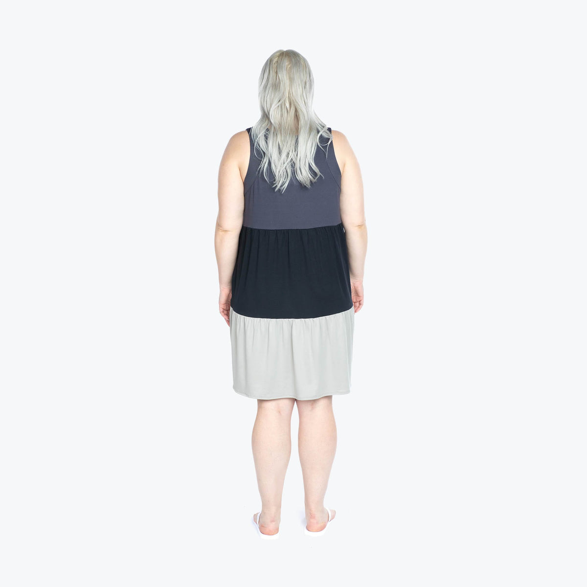 Flare Colorblock Dress - STORMY GREY - Flare_StormyGrey_XL_02