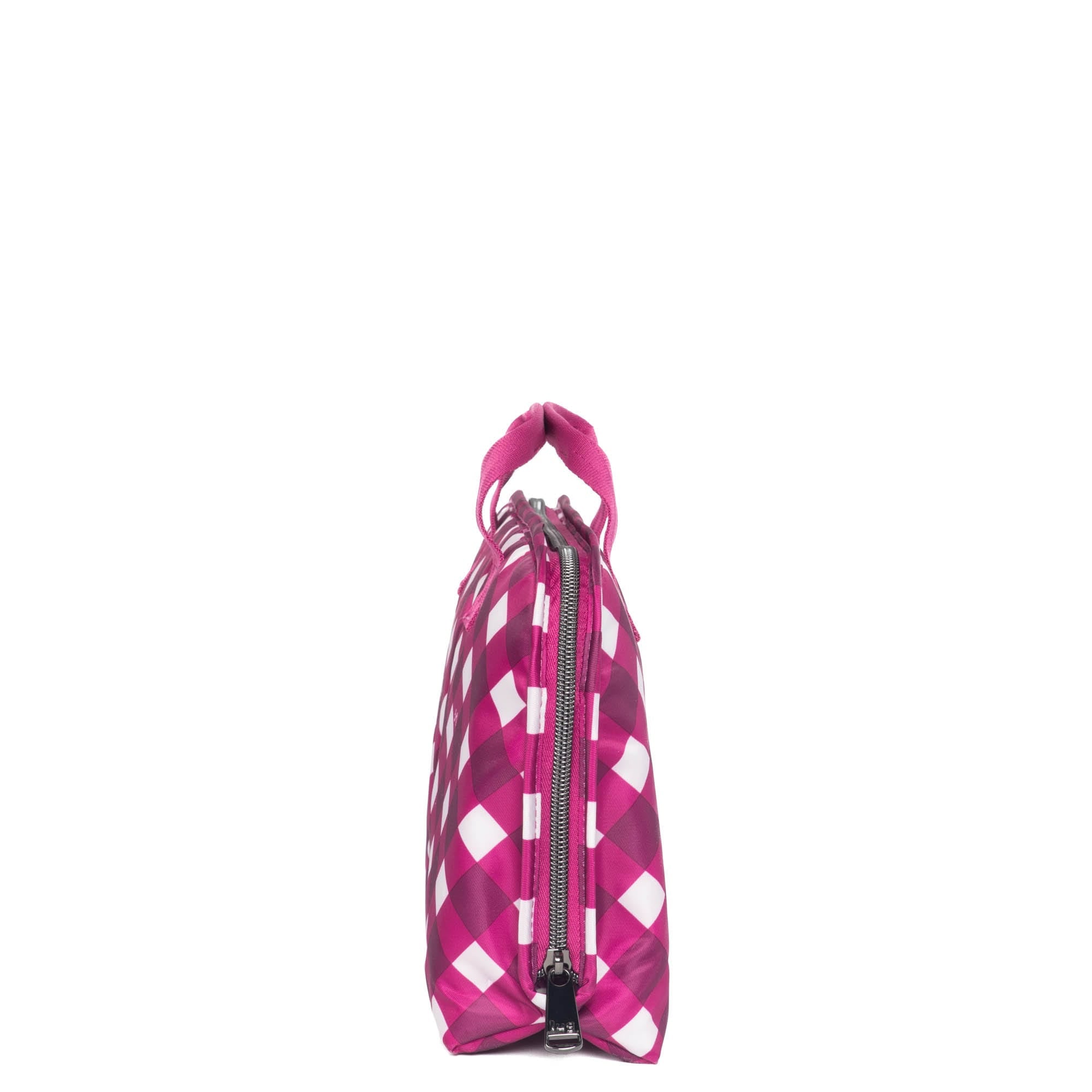 Flash SE Cosmetic Case - GINGHAM BERRY - FlashSE_GinghamBerry_03
