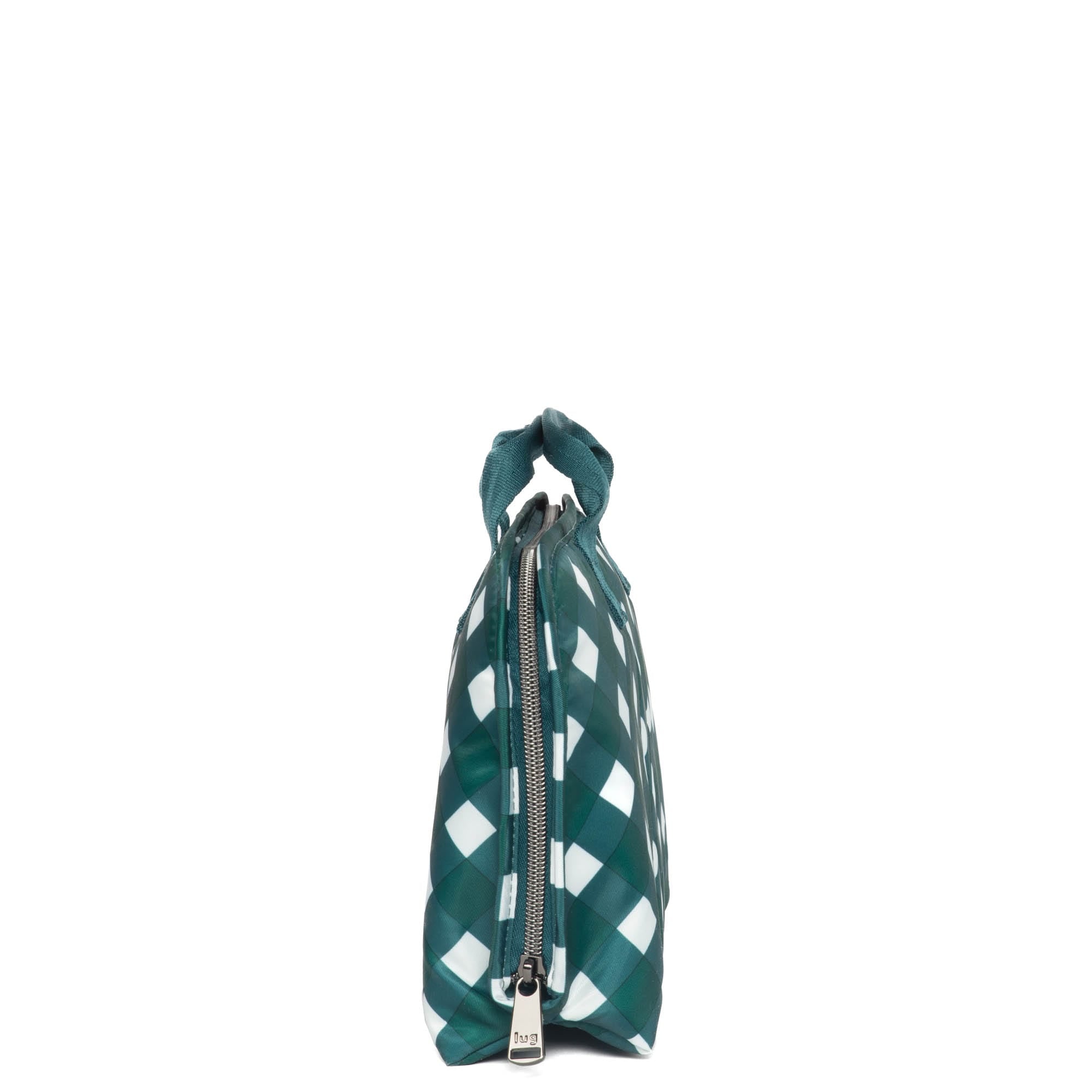 Flash SE Cosmetic Case - GINGHAM EVERGREEN - FlashSE_GinghamEvergreen_03