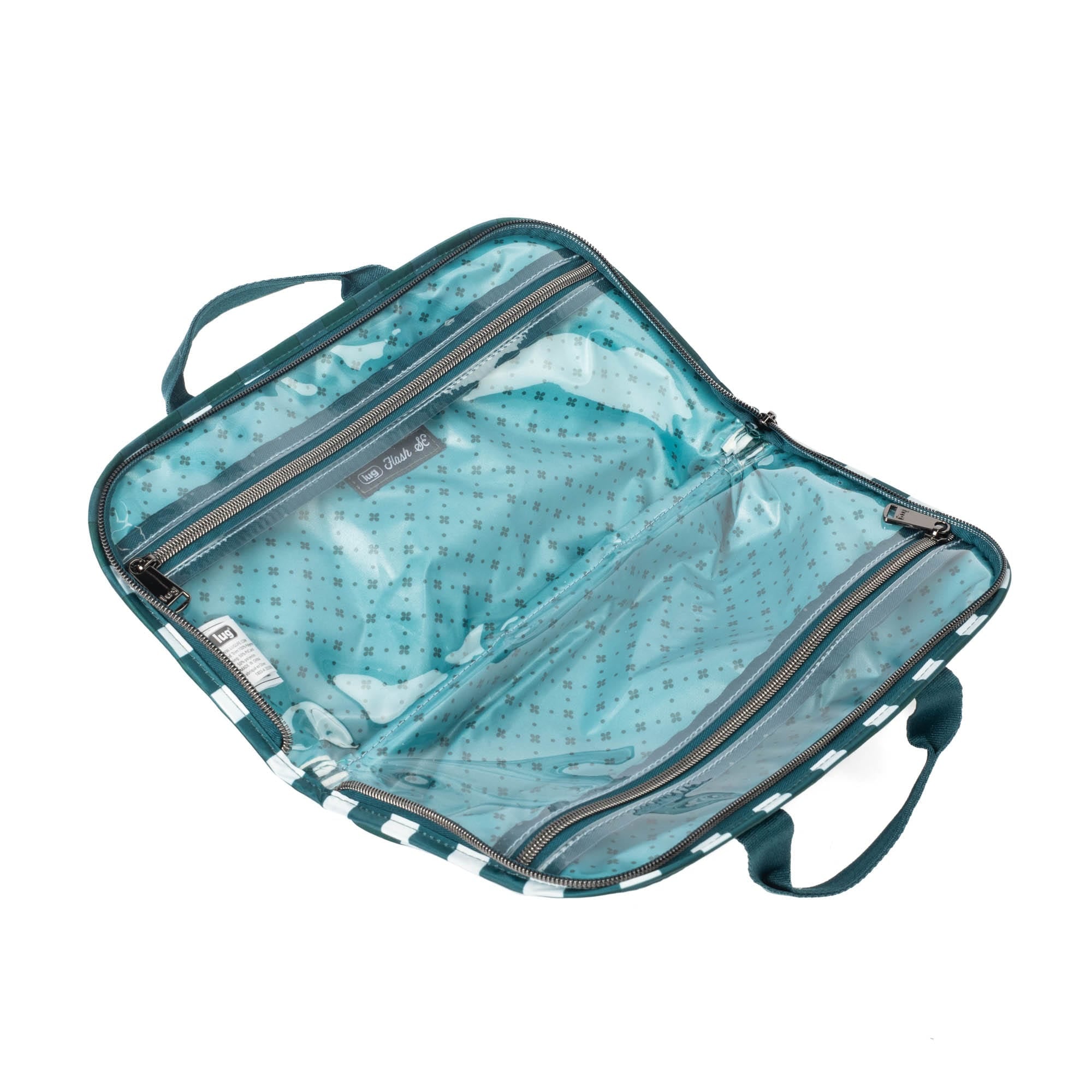 Flash SE Cosmetic Case - GINGHAM EVERGREEN - FlashSE_GinghamEvergreen_05