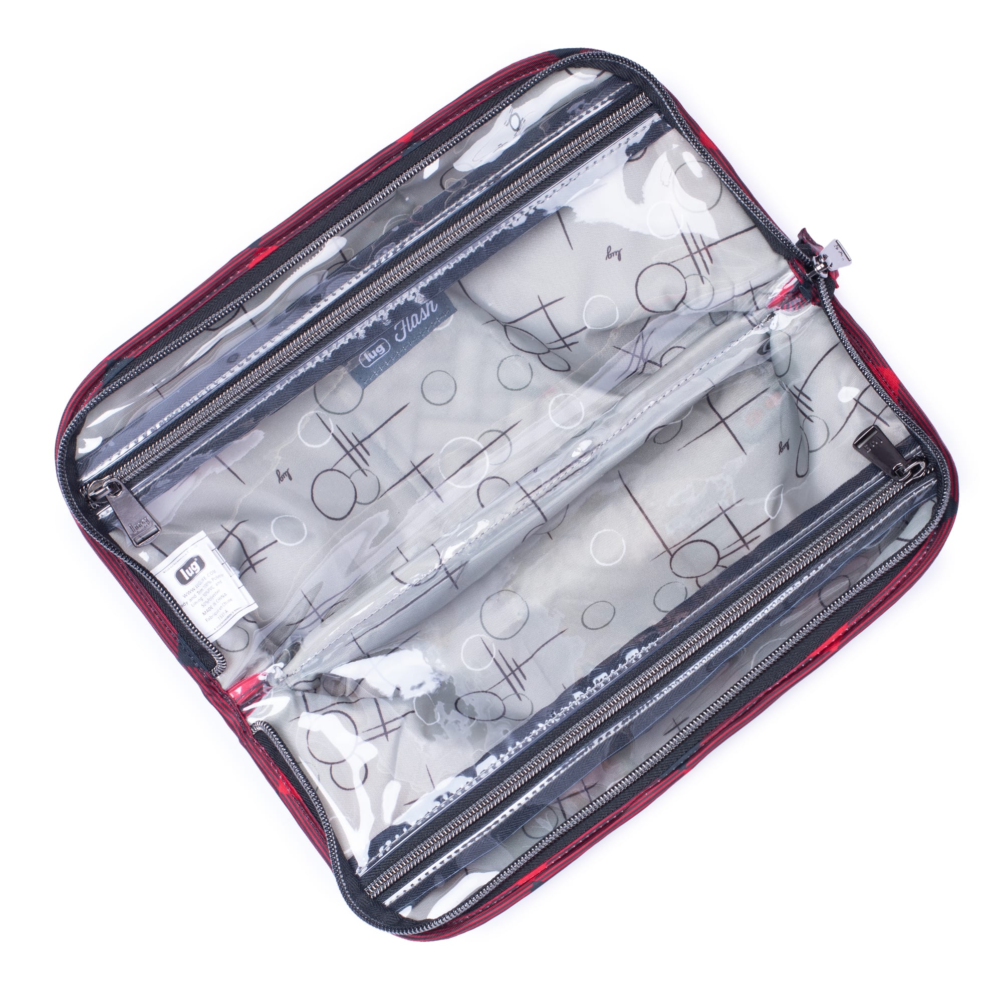 Flash Cosmetic Case - BUFFALO CHECK RED - Flash_BuffaloCheckRed_05