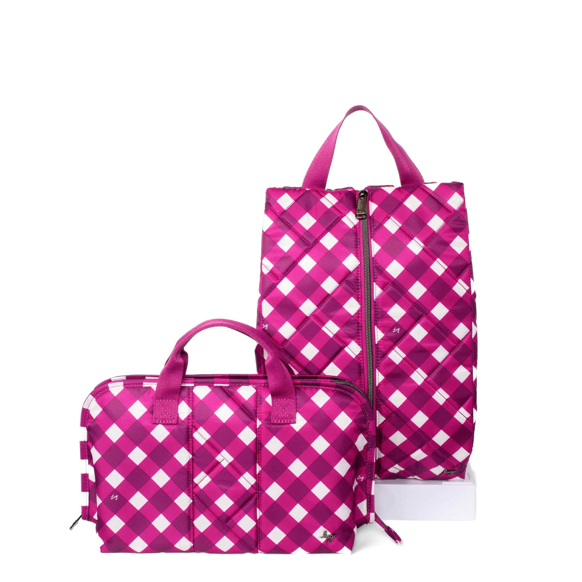 Flash SE &amp; Tuck Travel Set - - Flash_TuckSet_GinghamBerry_012_578e47f6-56e2-441c-a488-f330e9a17399