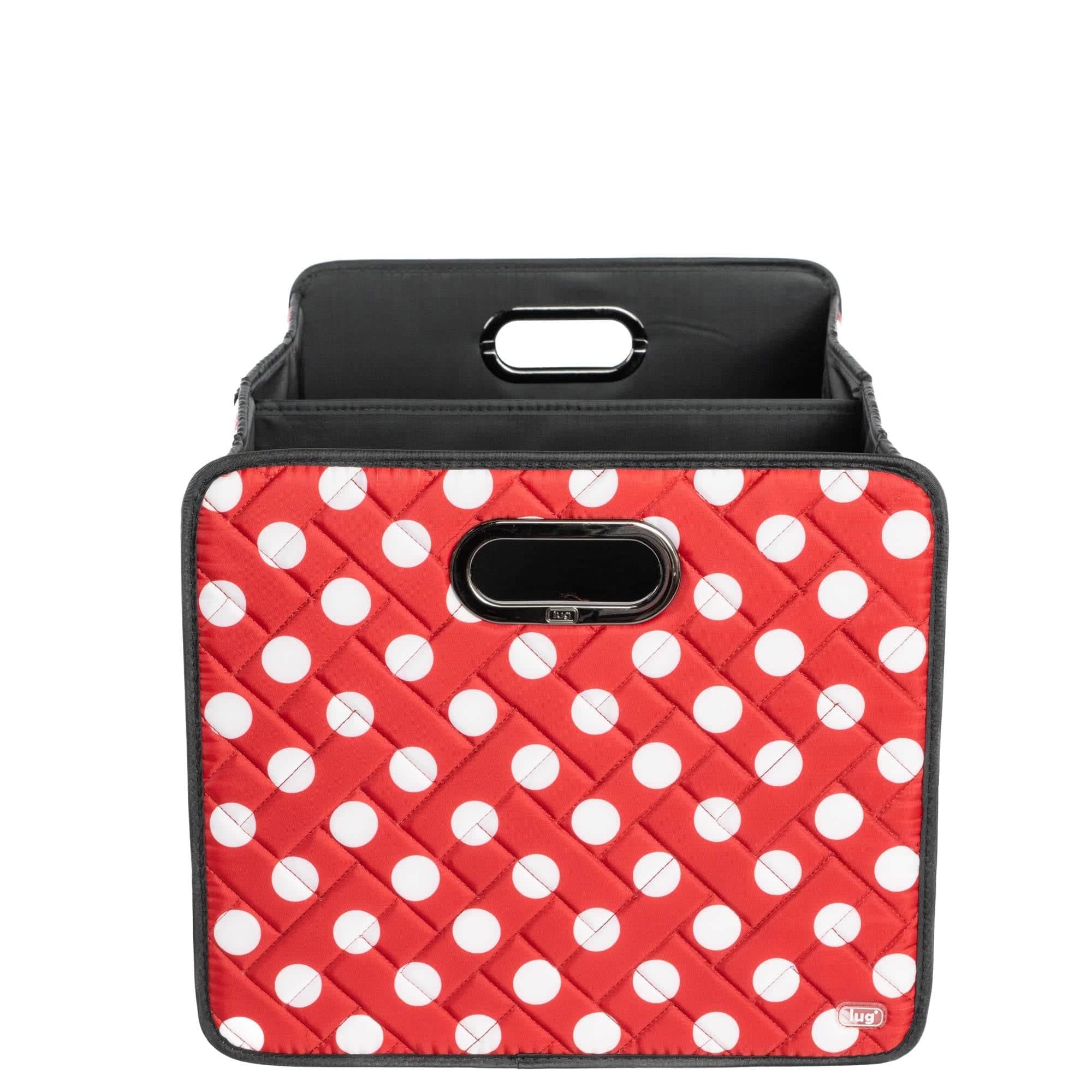 Flatbed 2 Collapsible Multi-Purpose Organizer - CRIMSON LARGE DOT - Flatbed2_CrimsonDot_01