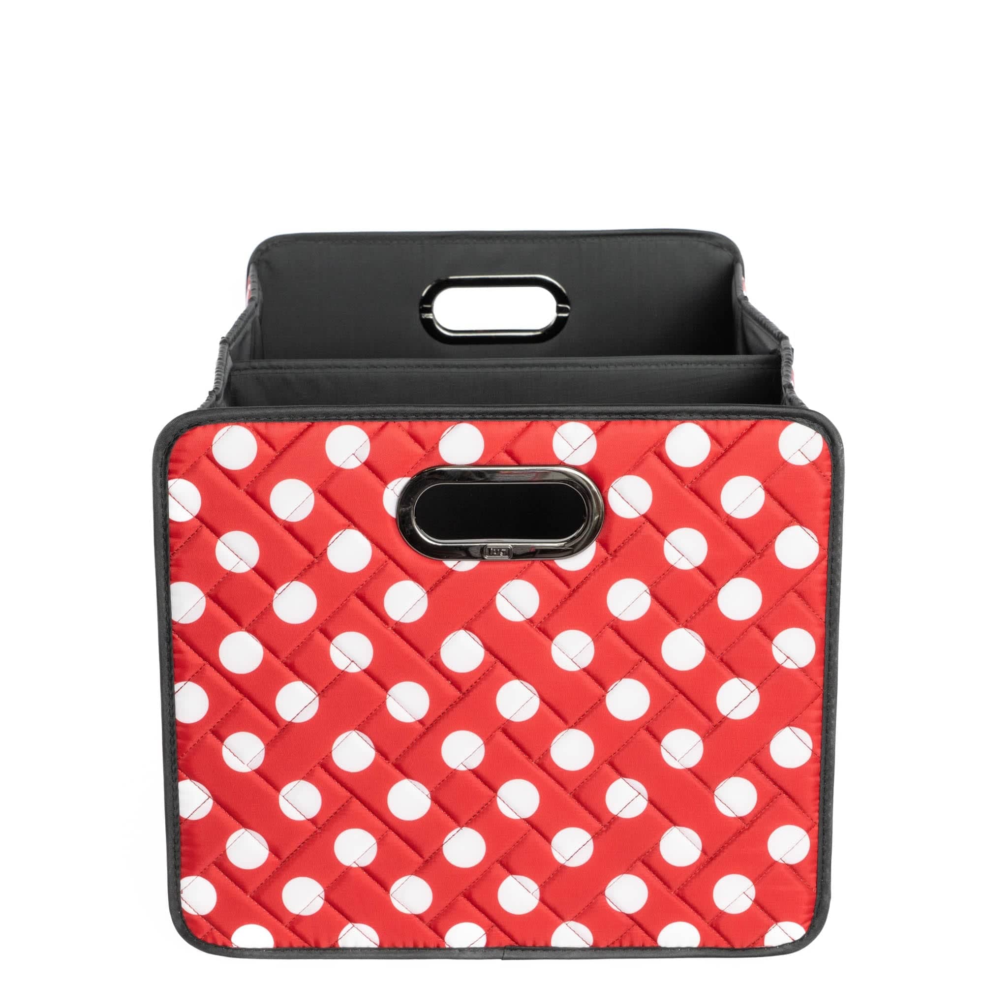 Flatbed 2 Collapsible Multi-Purpose Organizer - CRIMSON LARGE DOT - Flatbed2_CrimsonDot_04