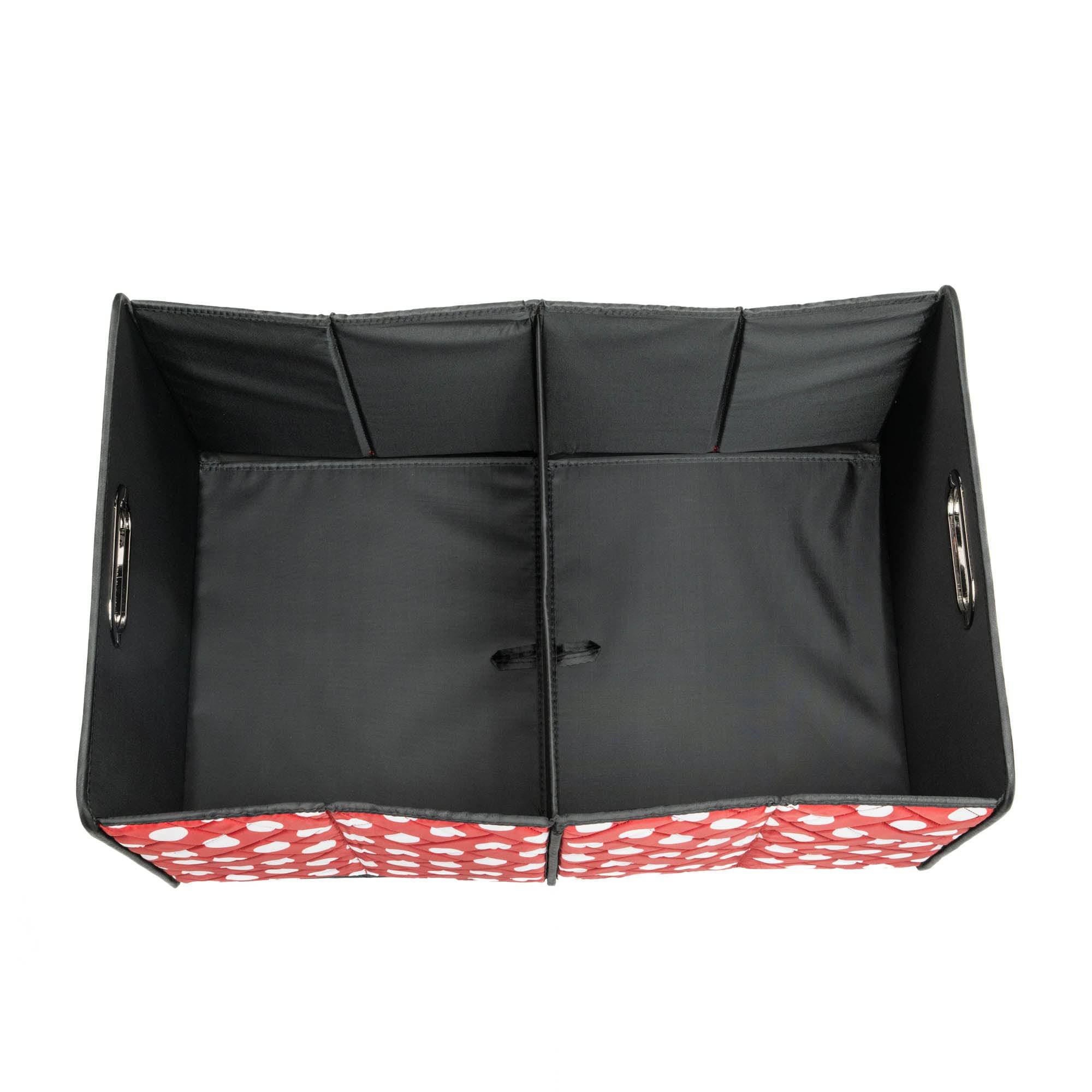 Flatbed 2 Collapsible Multi-Purpose Organizer - CRIMSON LARGE DOT - Flatbed2_CrimsonDot_05