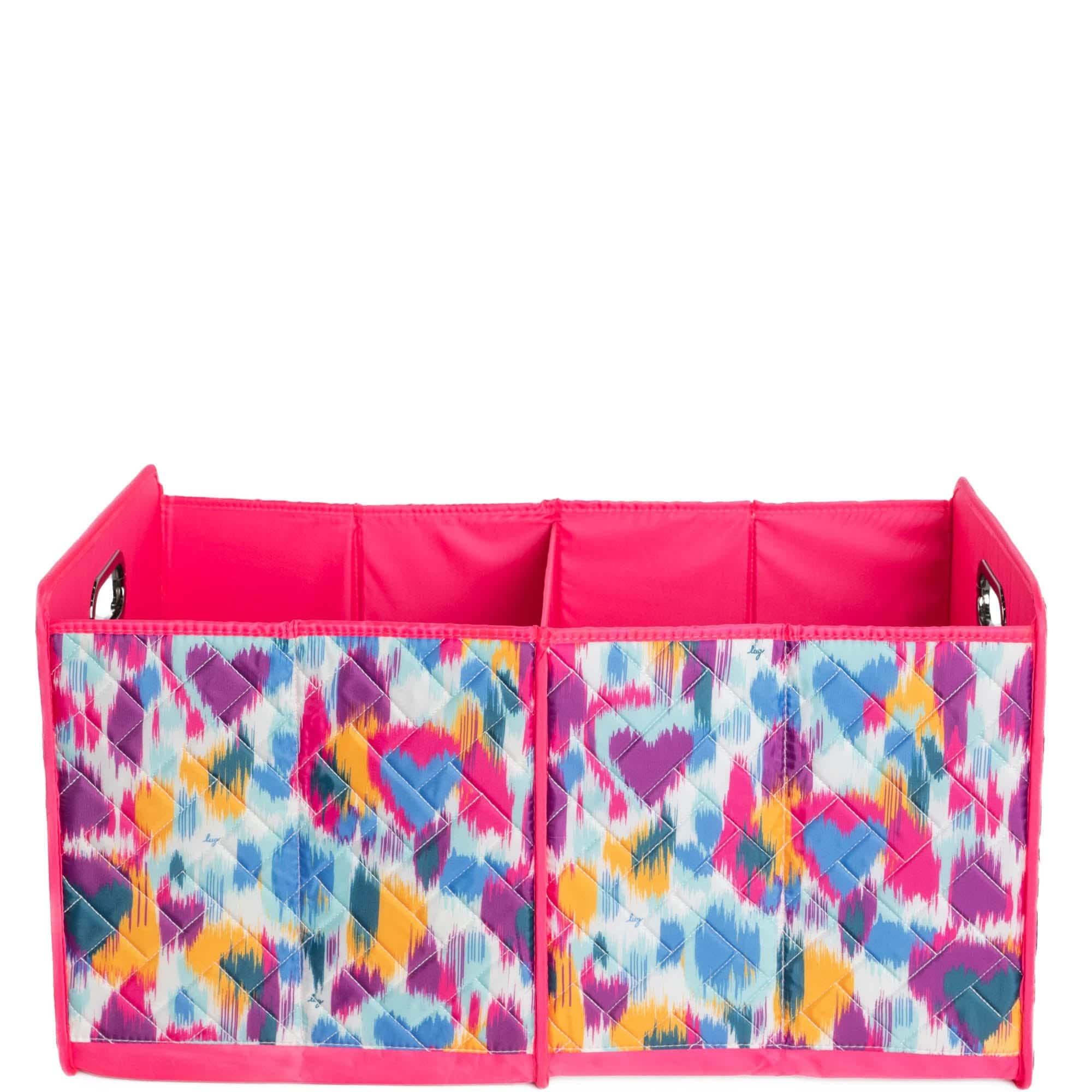 Flatbed 2 Collapsible Multi-Purpose Organizer - HEART IKAT MULTI - Flatbed2_HeartIkatMulti_03