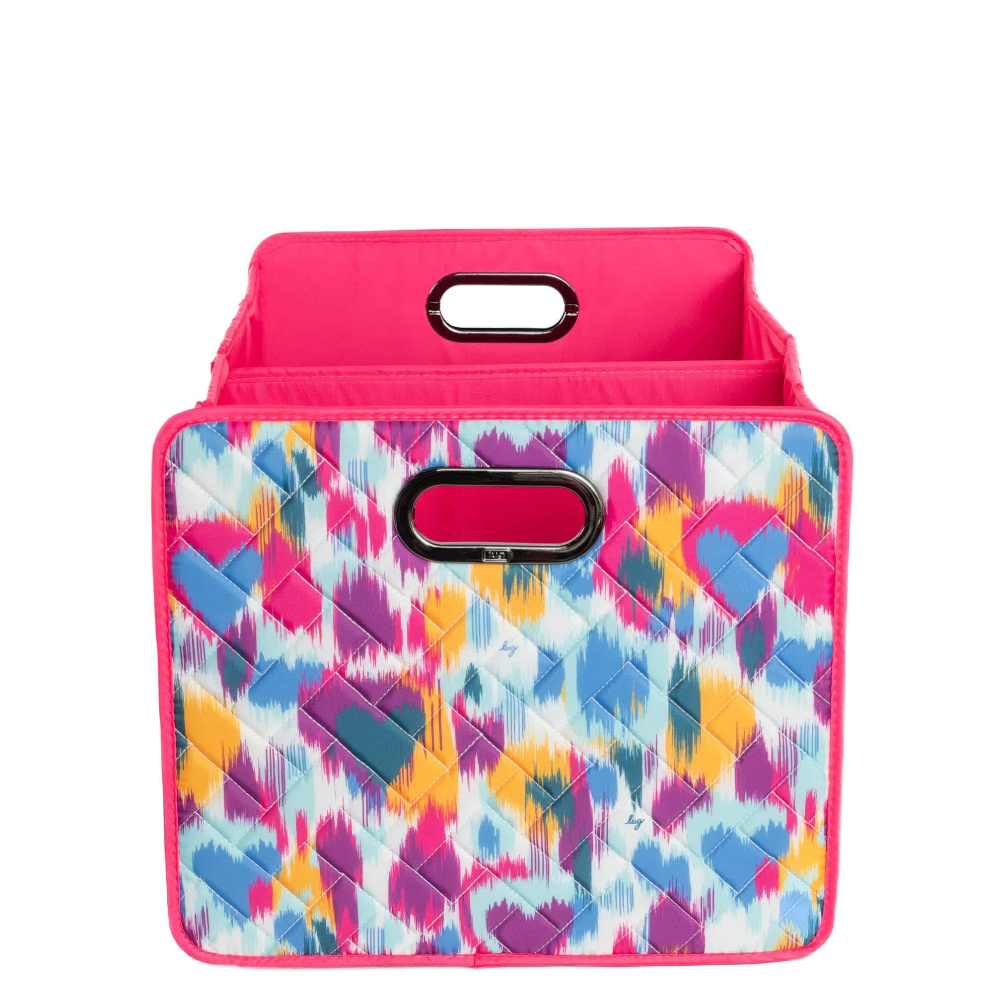 Flatbed 2 Collapsible Multi-Purpose Organizer - HEART IKAT MULTI - Flatbed2_HeartIkatMulti_04