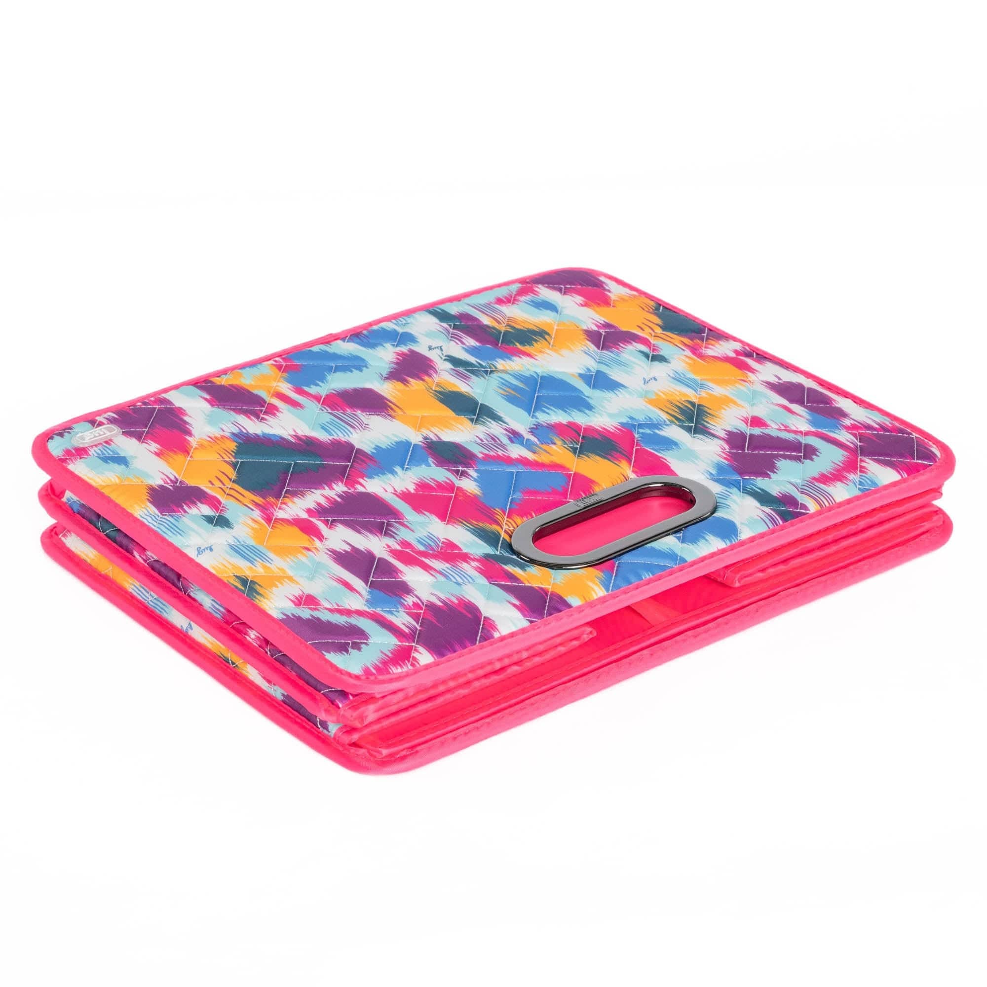 Flatbed 2 Collapsible Multi-Purpose Organizer - HEART IKAT MULTI - Flatbed2_HeartIkatMulti_06