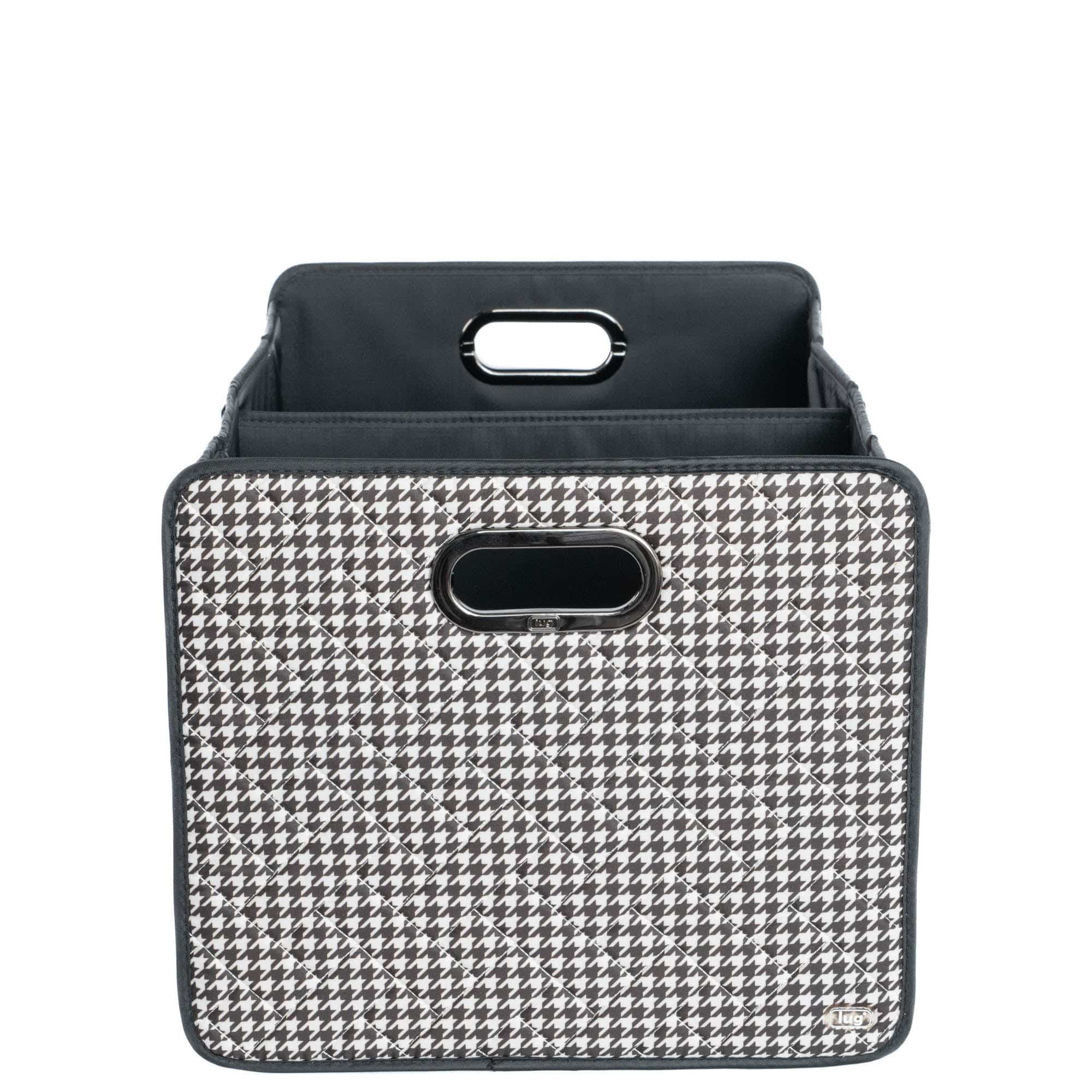 Flatbed 2 Collapsible Multi-Purpose Organizer - MICRO HOUNDSTOOTH BLACK - Flatbed2_MicroHoundstoothBlack_01
