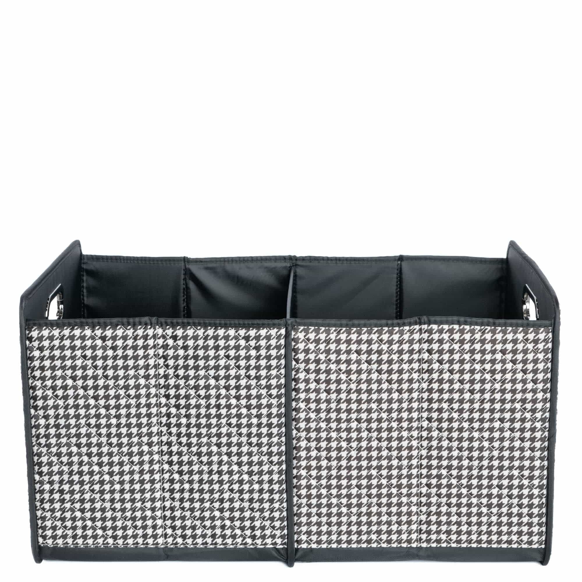 Flatbed 2 Collapsible Multi-Purpose Organizer - MICRO HOUNDSTOOTH BLACK - Flatbed2_MicroHoundstoothBlack_03