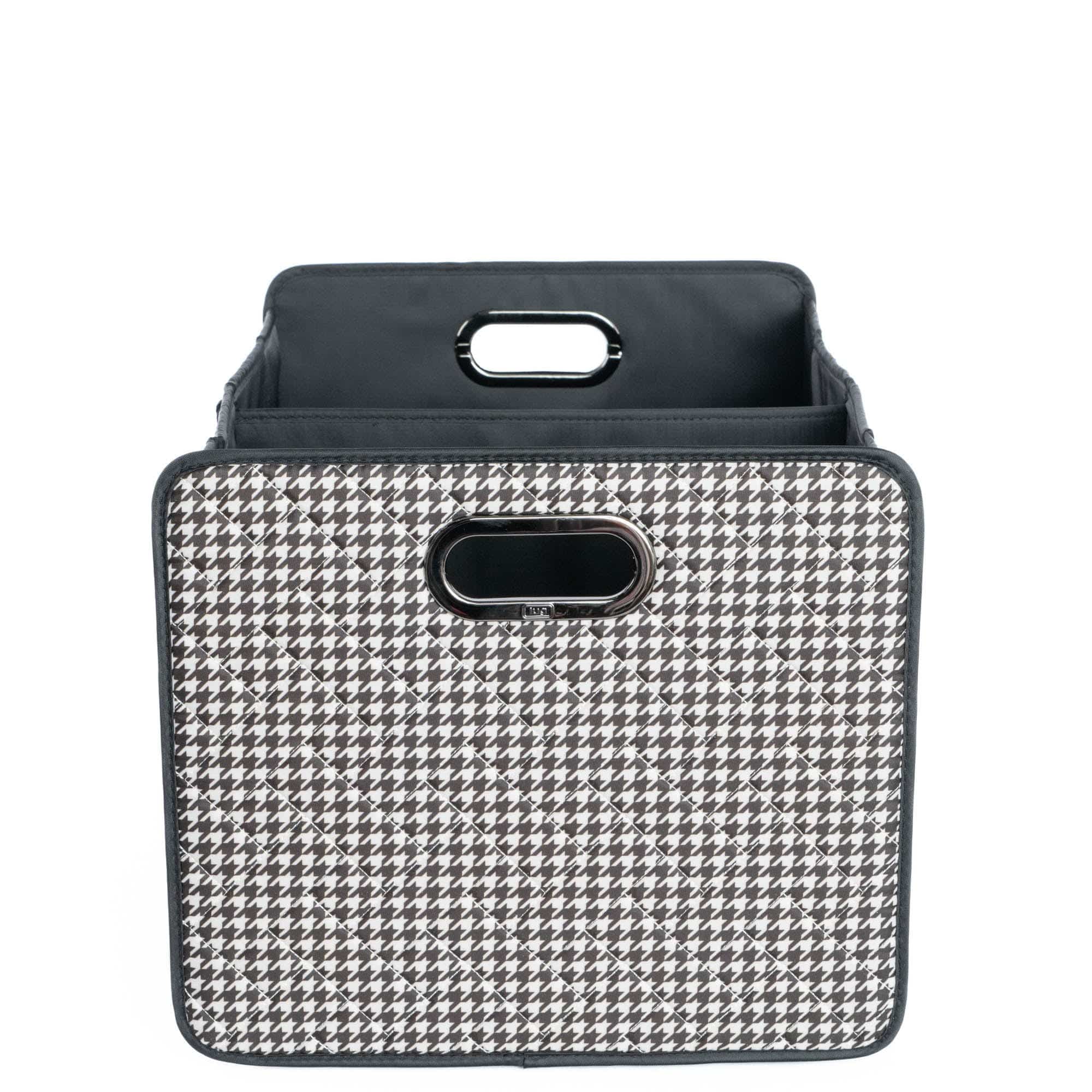 Flatbed 2 Collapsible Multi-Purpose Organizer - MICRO HOUNDSTOOTH BLACK - Flatbed2_MicroHoundstoothBlack_04