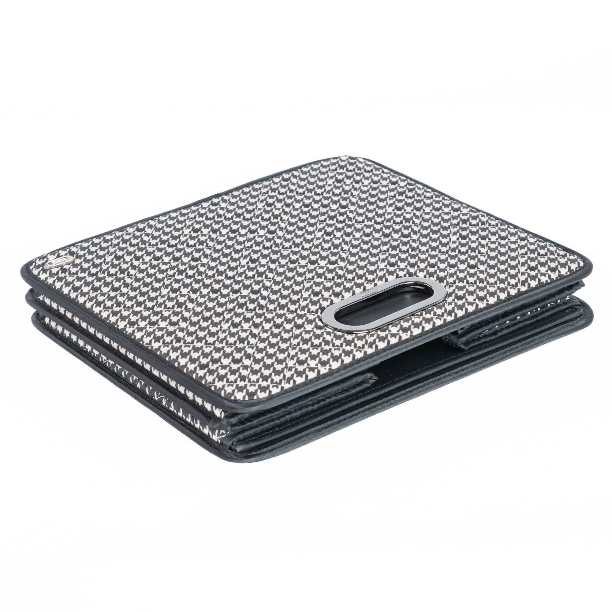 Flatbed 2 Collapsible Multi-Purpose Organizer - MICRO HOUNDSTOOTH BLACK - Flatbed2_MicroHoundstoothBlack_06