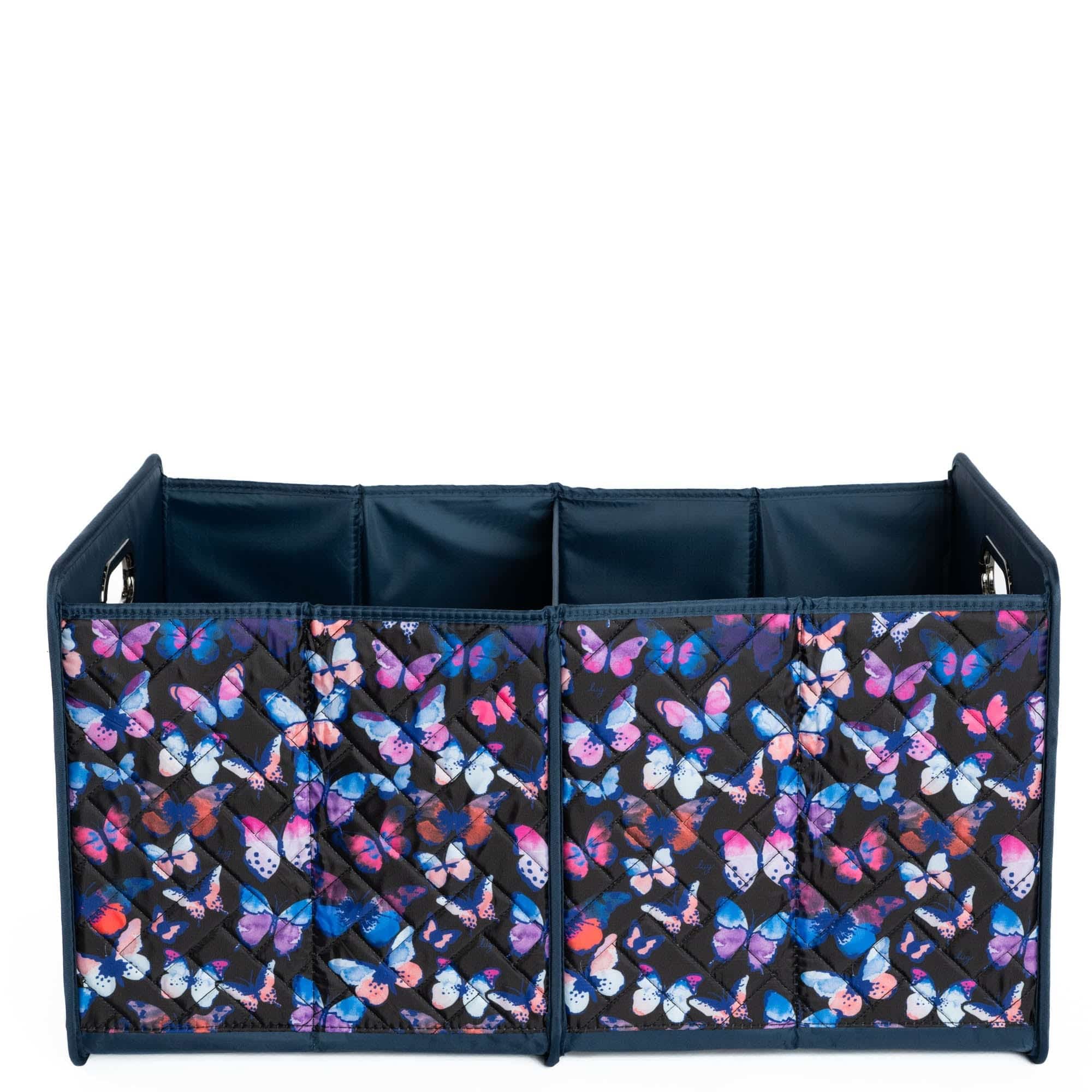 Flatbed 2 Collapsible Multi-Purpose Organizer - WATERCOLOR BUTTERFLIES - Flatbed2_WatercolourButterflies_03