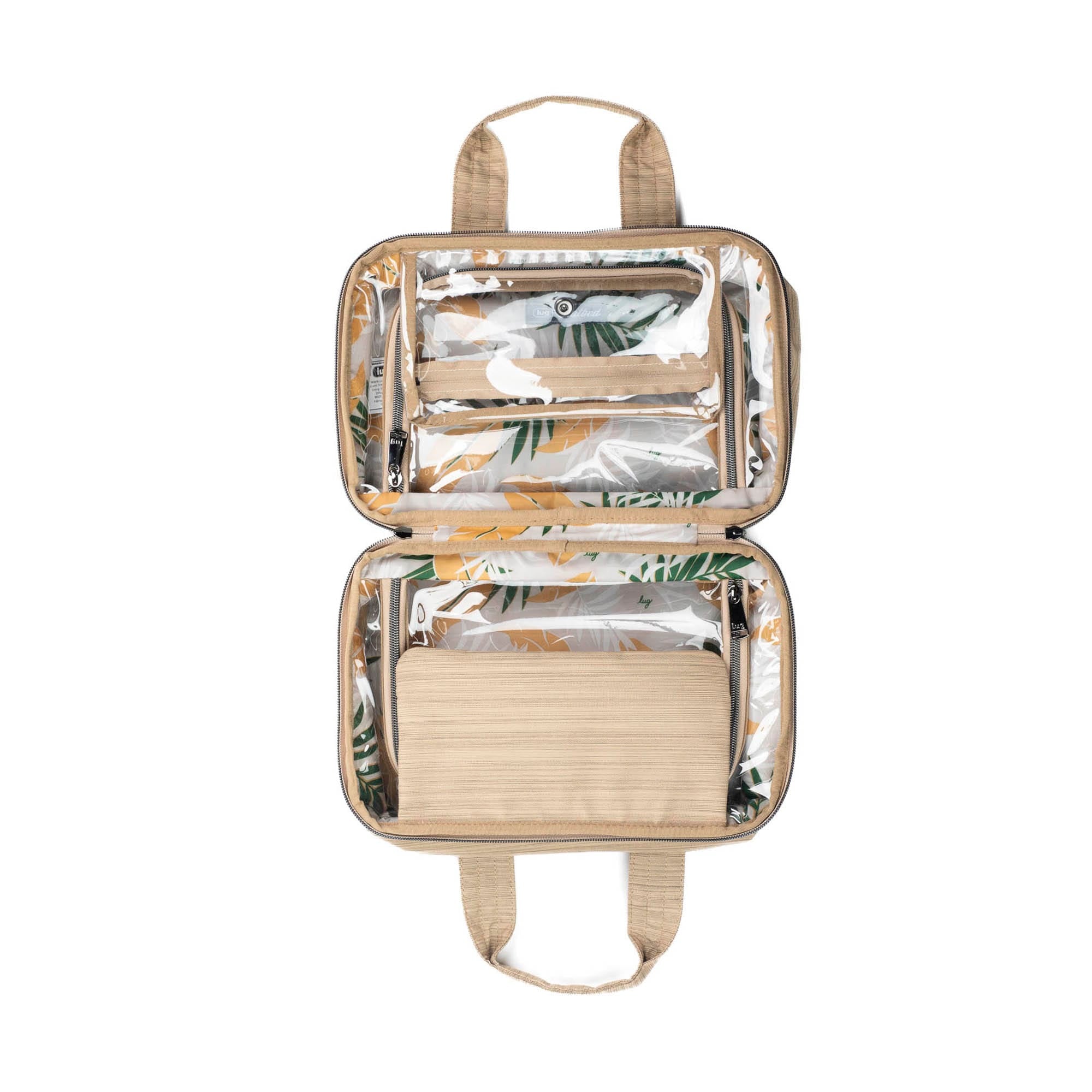 Flatbed Deluxe Cosmetic Case - BRUSHED GOLD - Flatbed_BrushedGold_07