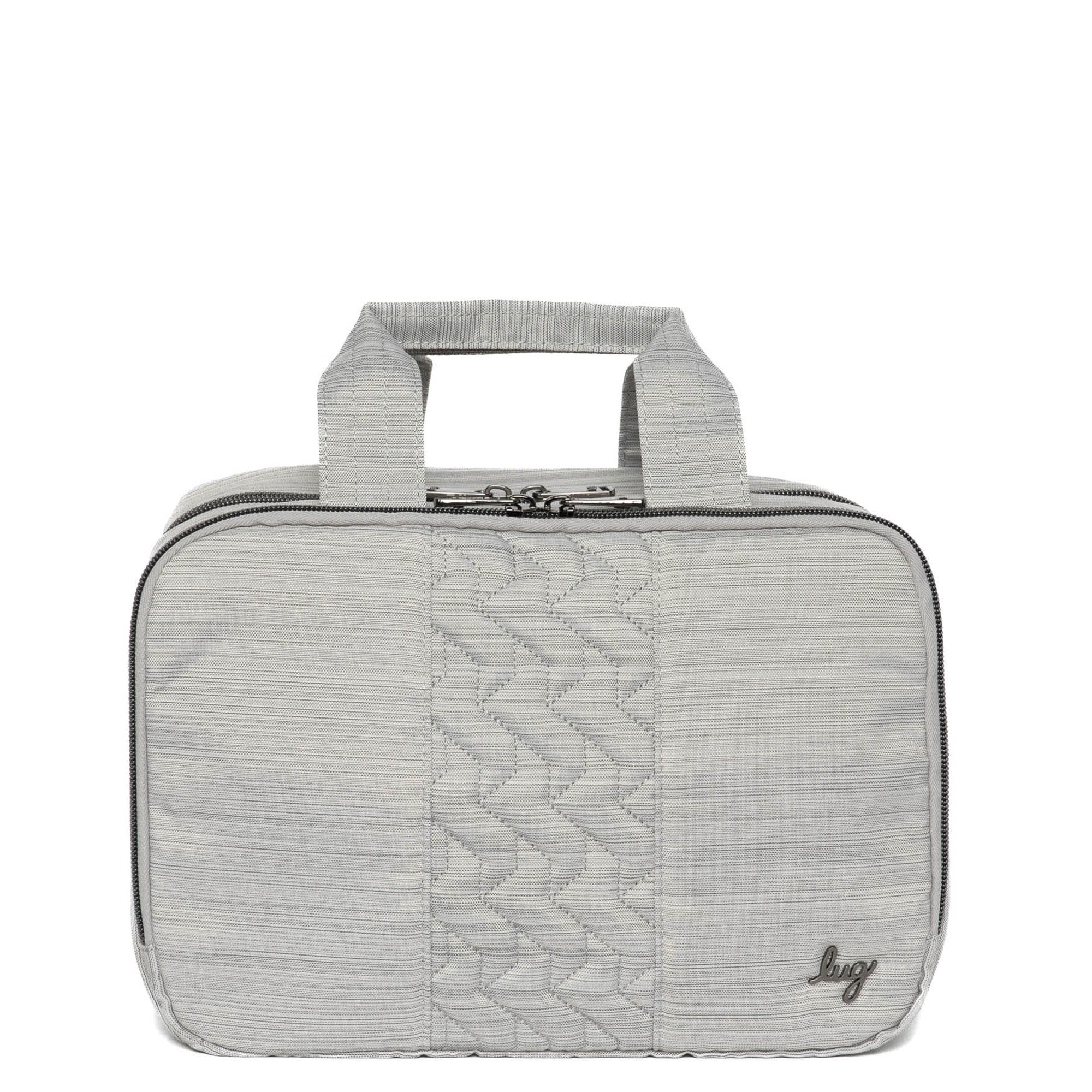 Flatbed Deluxe Cosmetic Case - BRUSHED SILVER - Flatbed_BrushedSilver_01