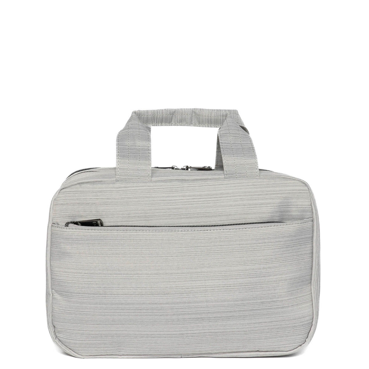 Flatbed Deluxe Cosmetic Case - BRUSHED SILVER - Flatbed_BrushedSilver_04