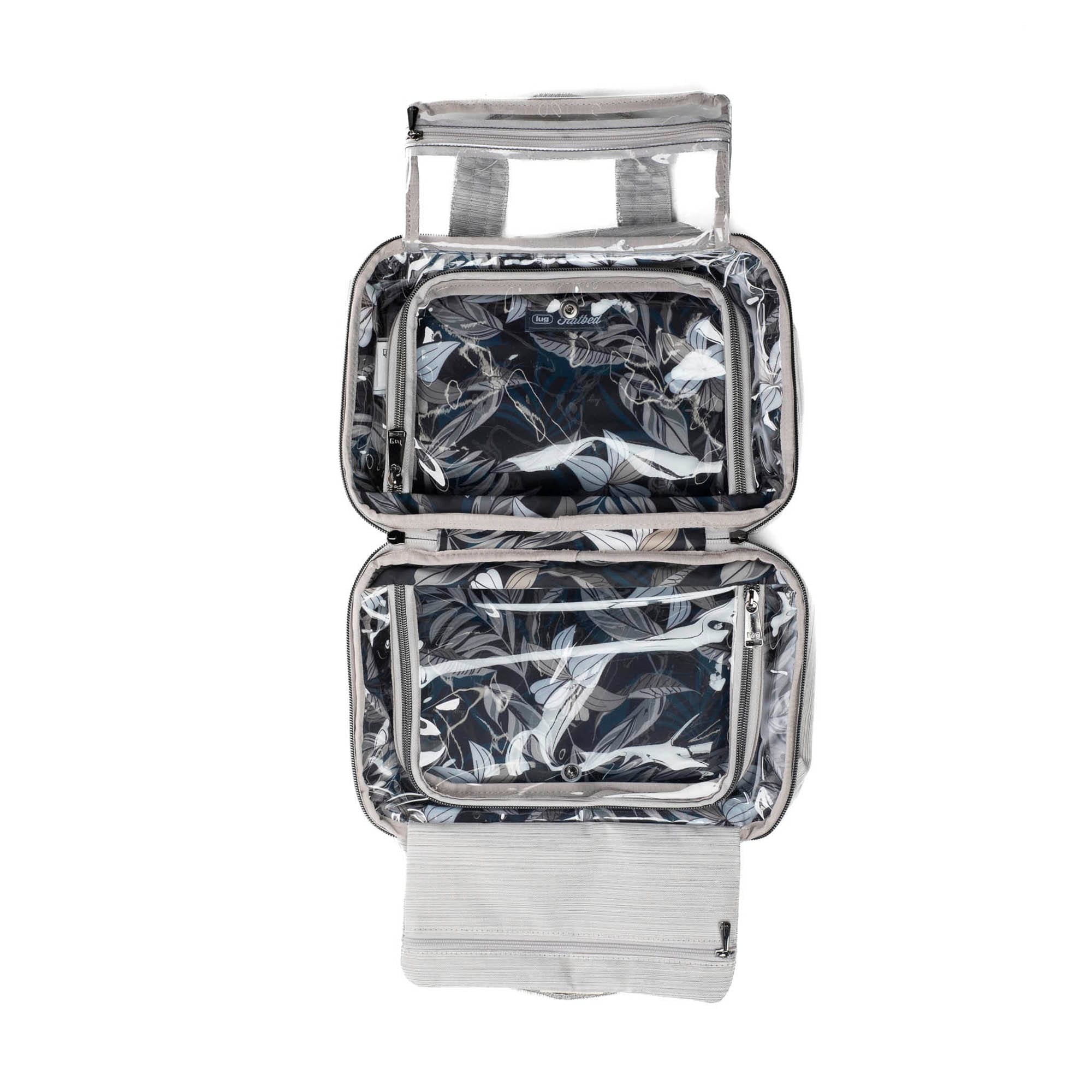 Flatbed Deluxe Cosmetic Case - BRUSHED SILVER - Flatbed_BrushedSilver_05