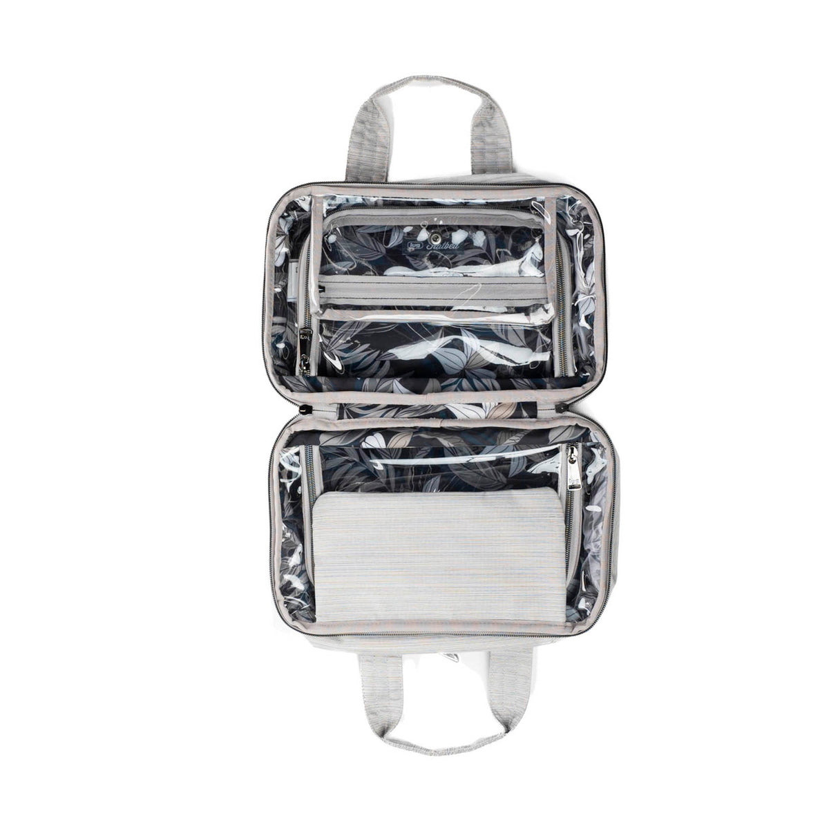 Flatbed Deluxe Cosmetic Case - BRUSHED SILVER - Flatbed_BrushedSilver_07