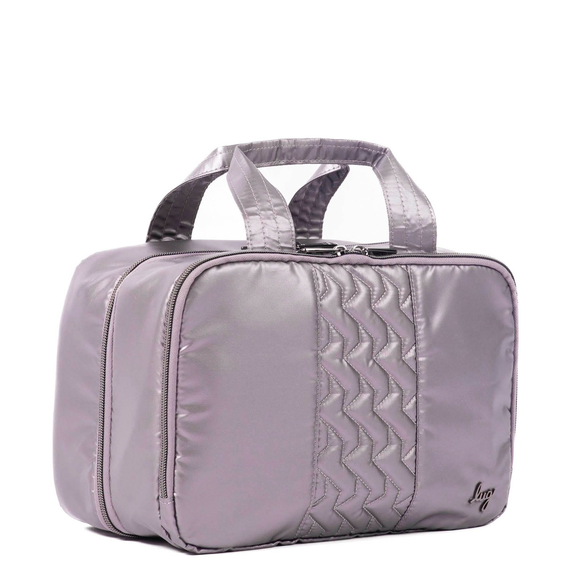 Flatbed Deluxe Cosmetic Case - METALLIC PEARL - Flatbed_MetallicPearl_02