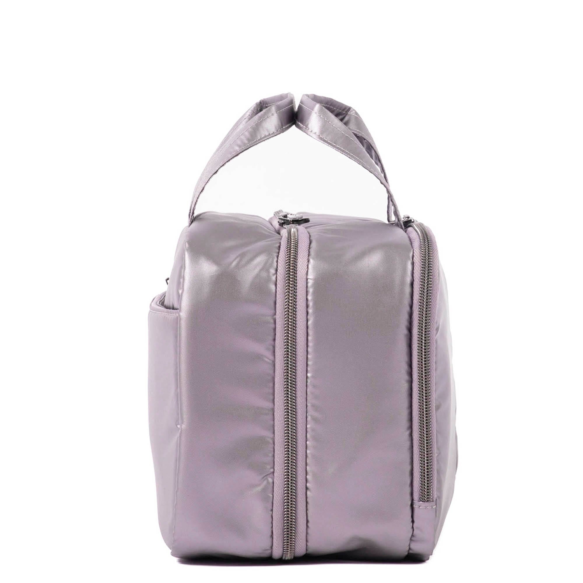 Flatbed Deluxe Cosmetic Case - METALLIC PEARL - Flatbed_MetallicPearl_03