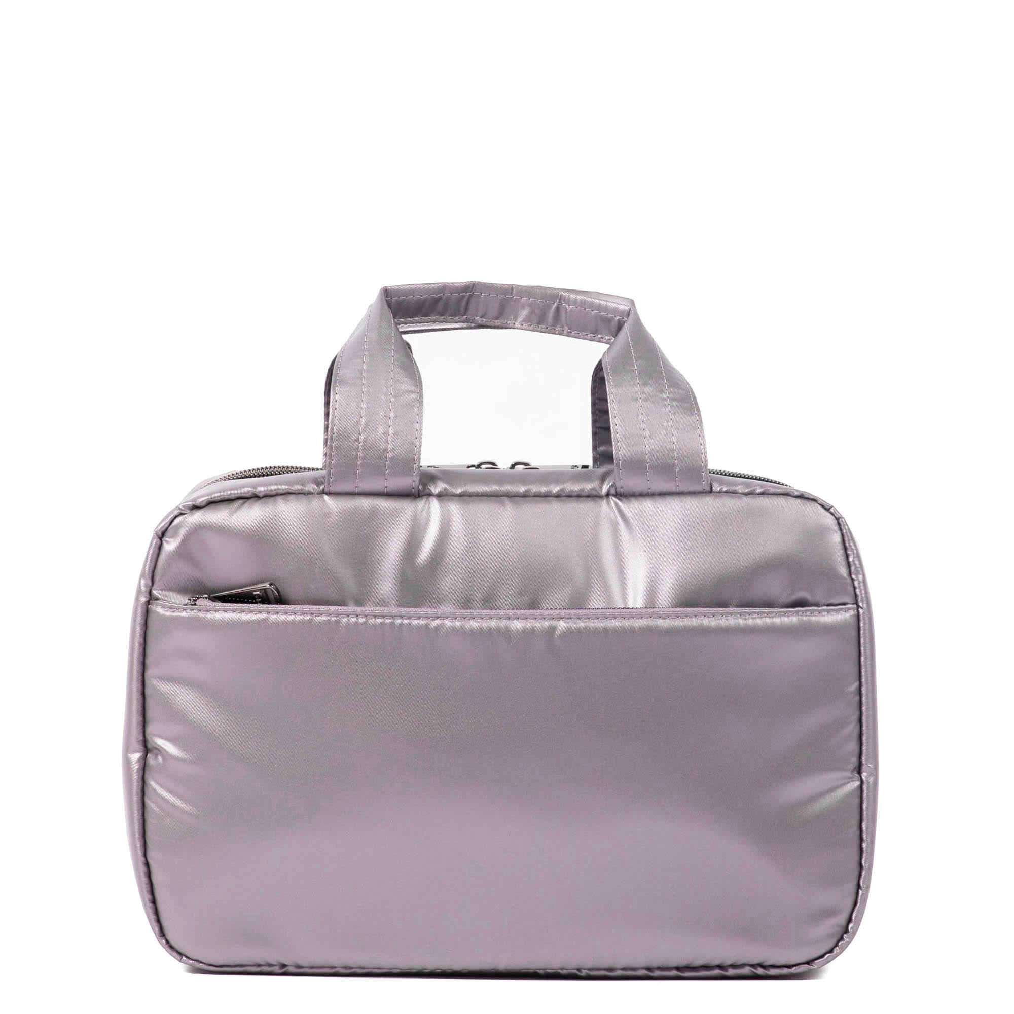 Flatbed Deluxe Cosmetic Case - METALLIC PEARL - Flatbed_MetallicPearl_04