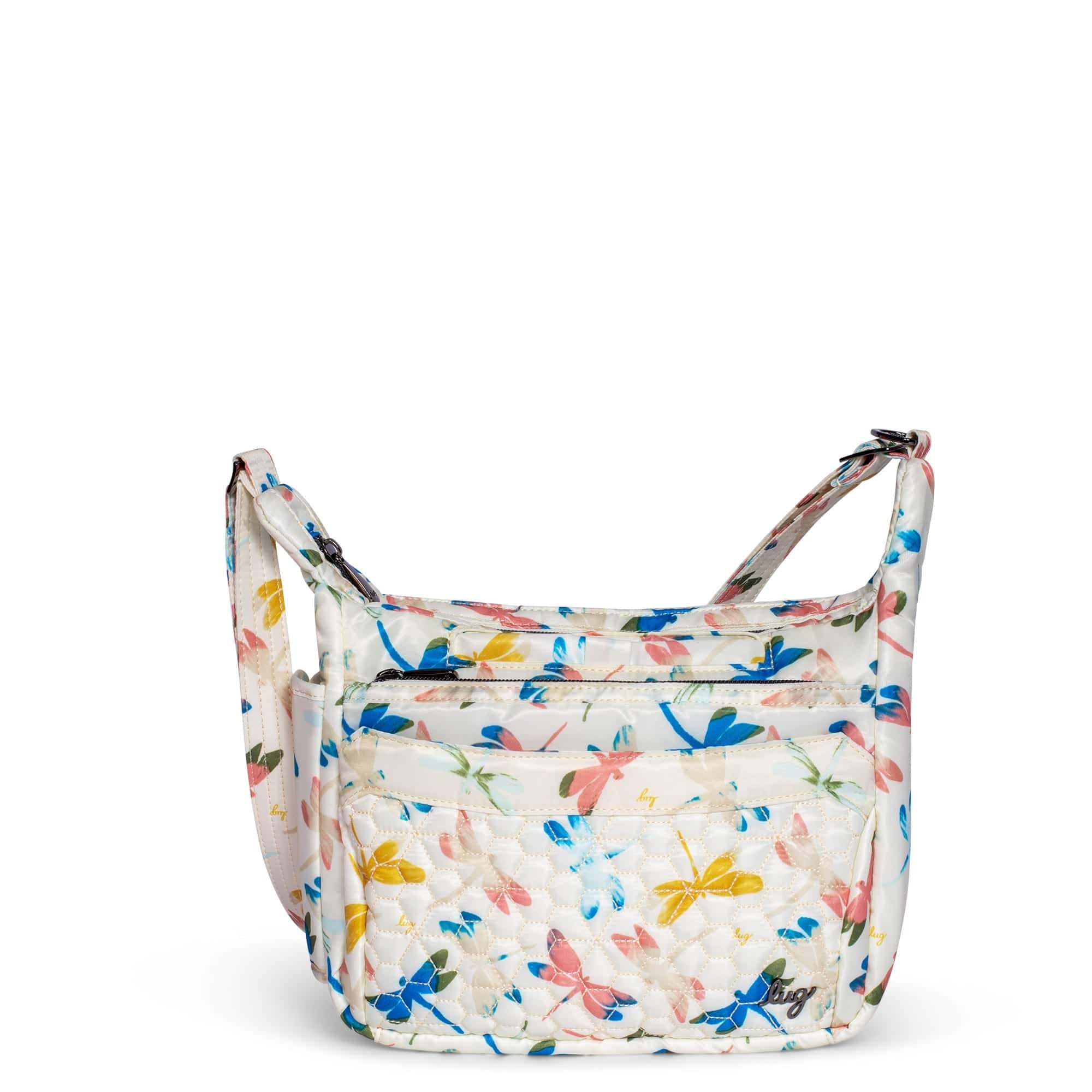 Flutter SE Crossbody Bag - DRAGONFLY MULTI - FlutterSE_DragonflyMulti_01