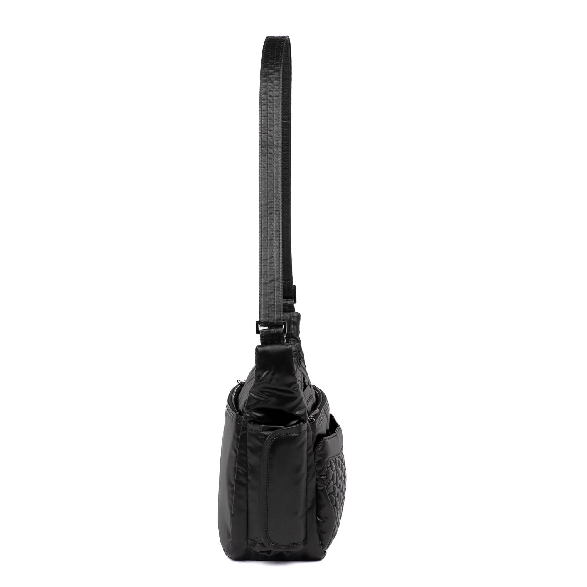 Flutter SE Crossbody Bag - - FlutterSE_MetallicBlack_03