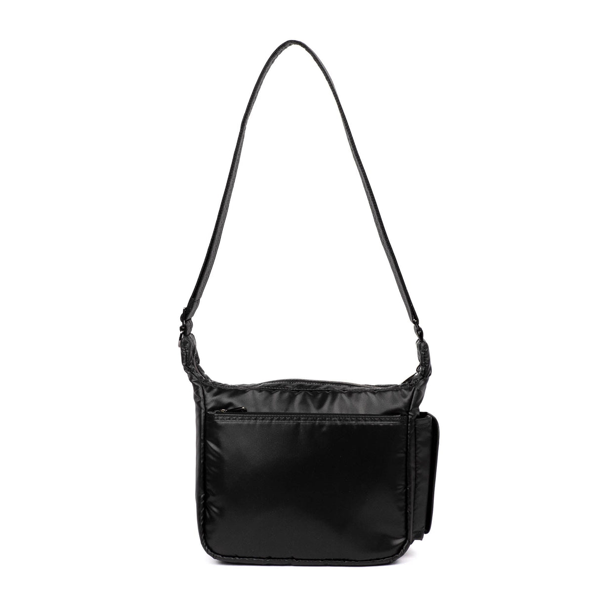Flutter SE Crossbody Bag - METALLIC BLACK - FlutterSE_MetallicBlack_04