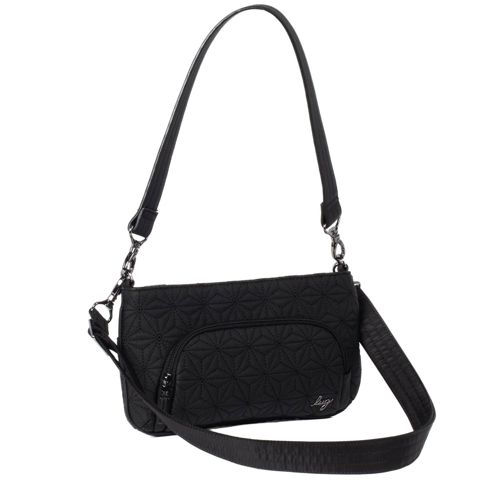 Flyer Matte Luxe VL Convertible Crossbody Bag - BLACK - Flyer_MatteLuxe_Black_02