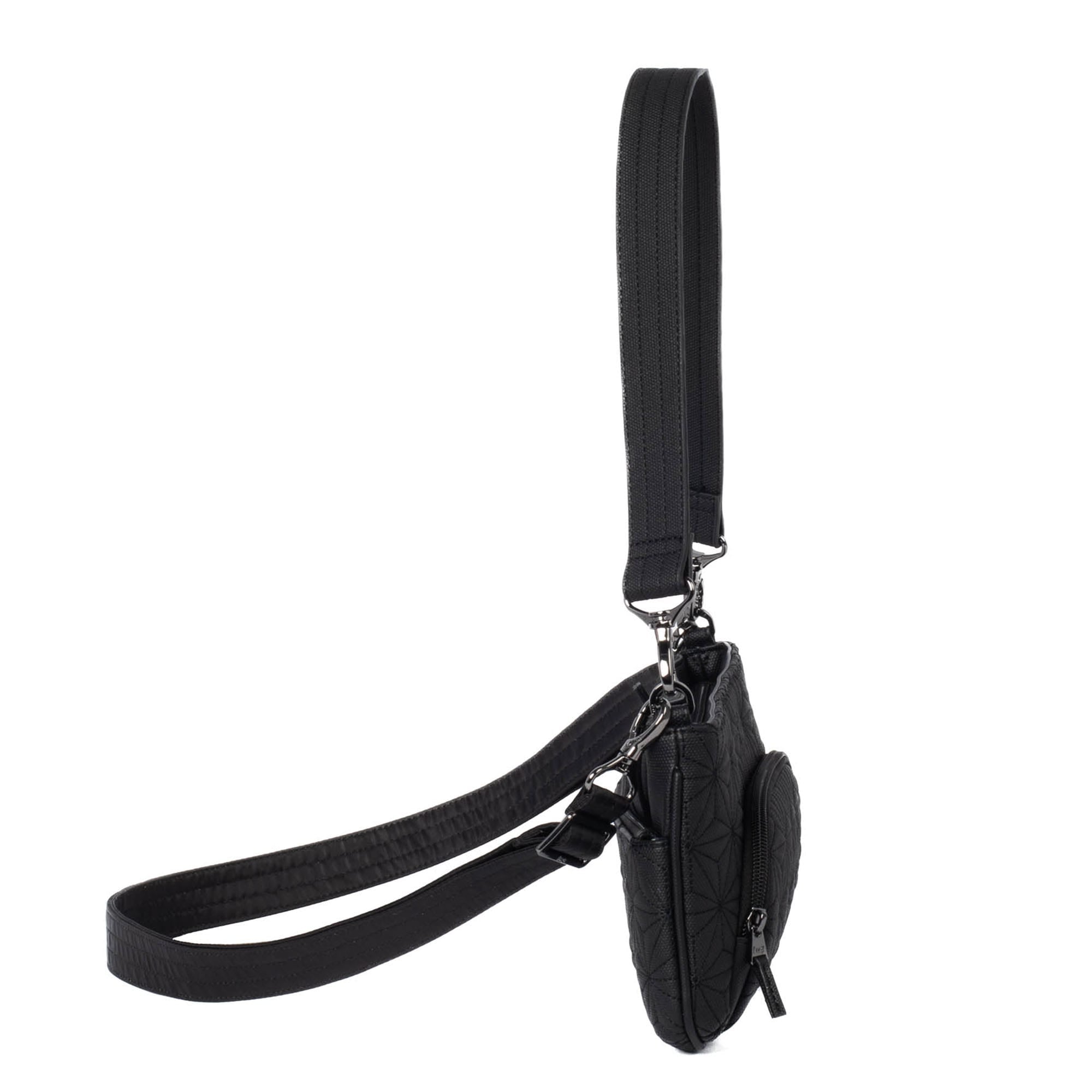 Flyer Matte Luxe VL Convertible Crossbody Bag - BLACK - Flyer_MatteLuxe_Black_03