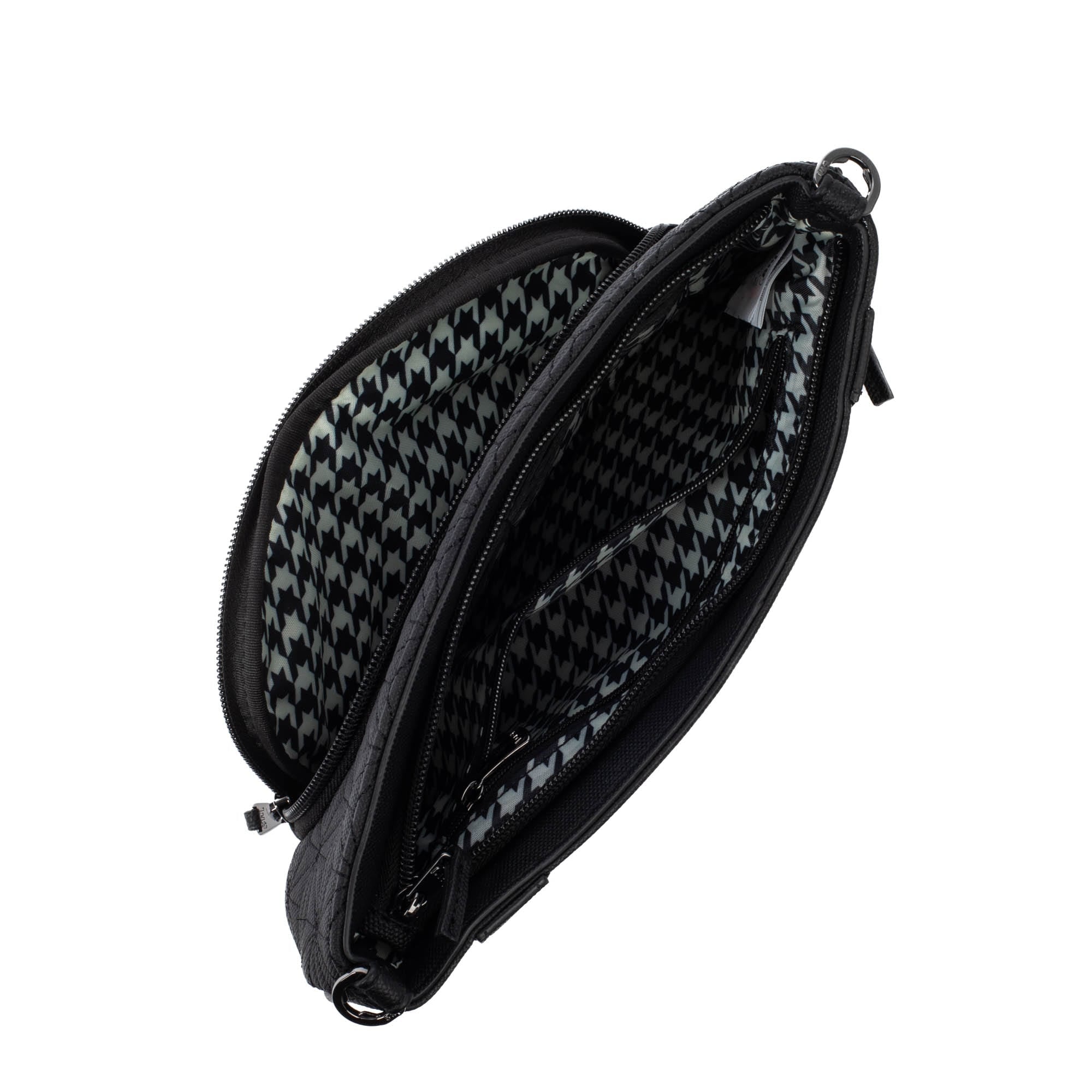 Flyer Matte Luxe VL Convertible Crossbody Bag - BLACK - Flyer_MatteLuxe_Black_05