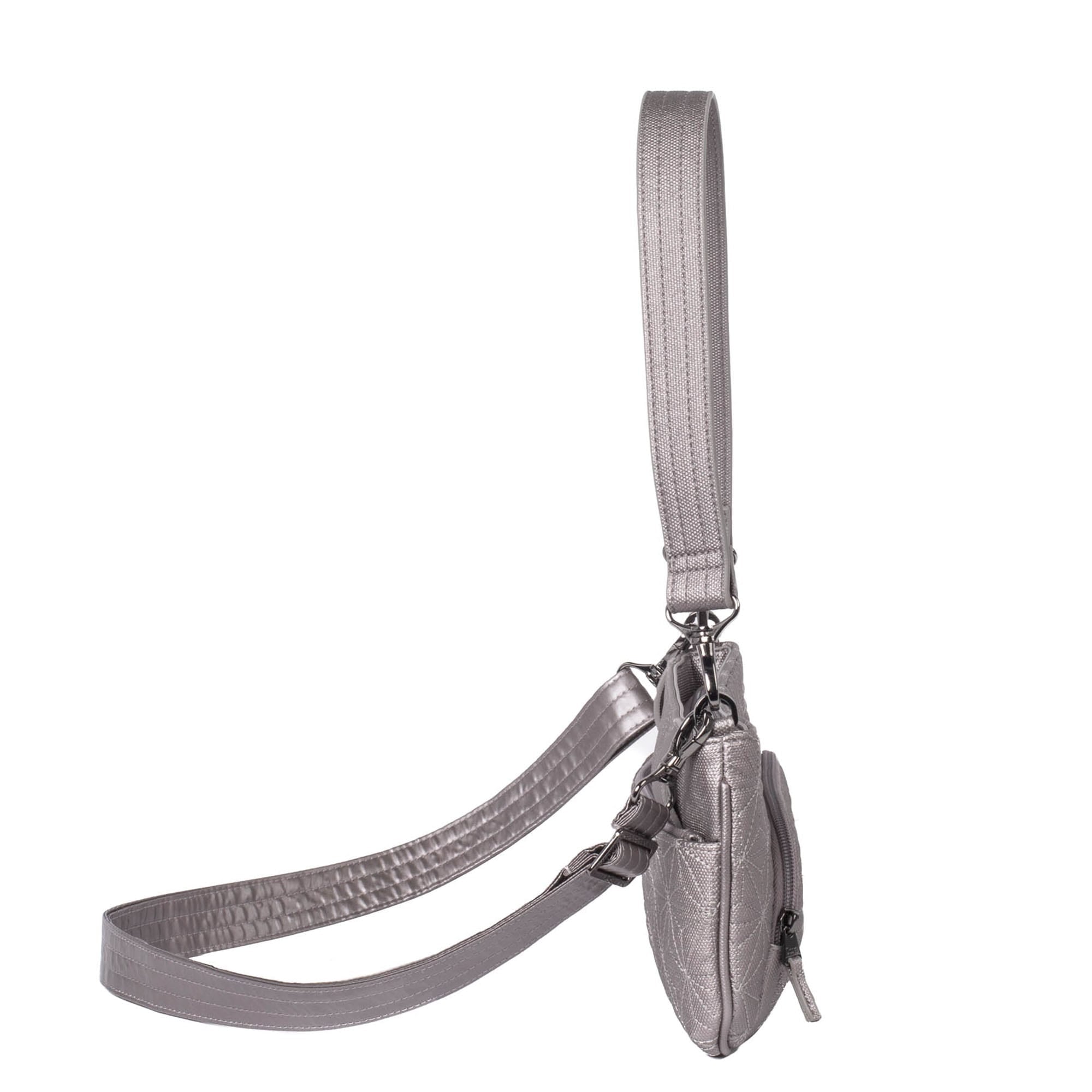 Flyer Matte Luxe VL Convertible Crossbody Bag - METALLIC PEARL - Flyer_MatteLuxe_MetallicPearl_03