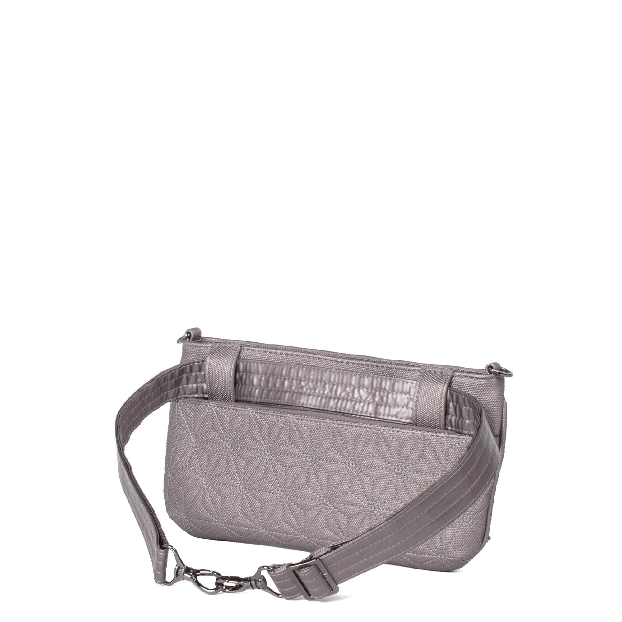 Flyer Matte Luxe VL Convertible Crossbody Bag - METALLIC PEARL - Flyer_MatteLuxe_MetallicPearl_04