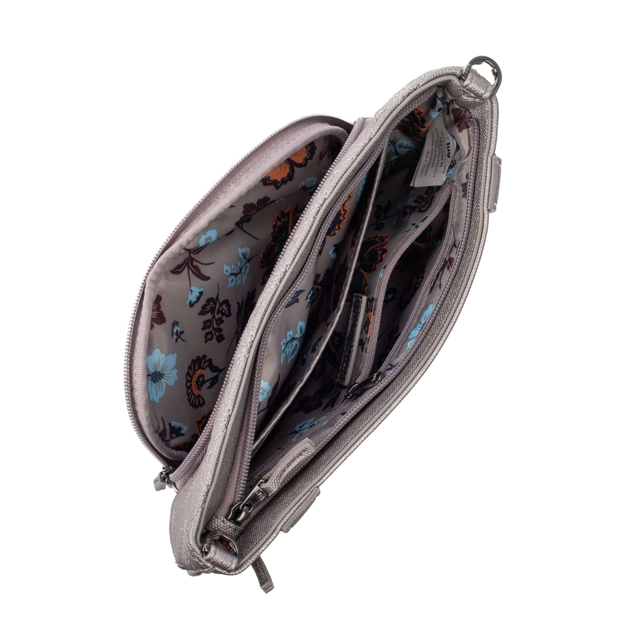 Flyer Matte Luxe VL Convertible Crossbody Bag - METALLIC PEARL - Flyer_MatteLuxe_MetallicPearl_05