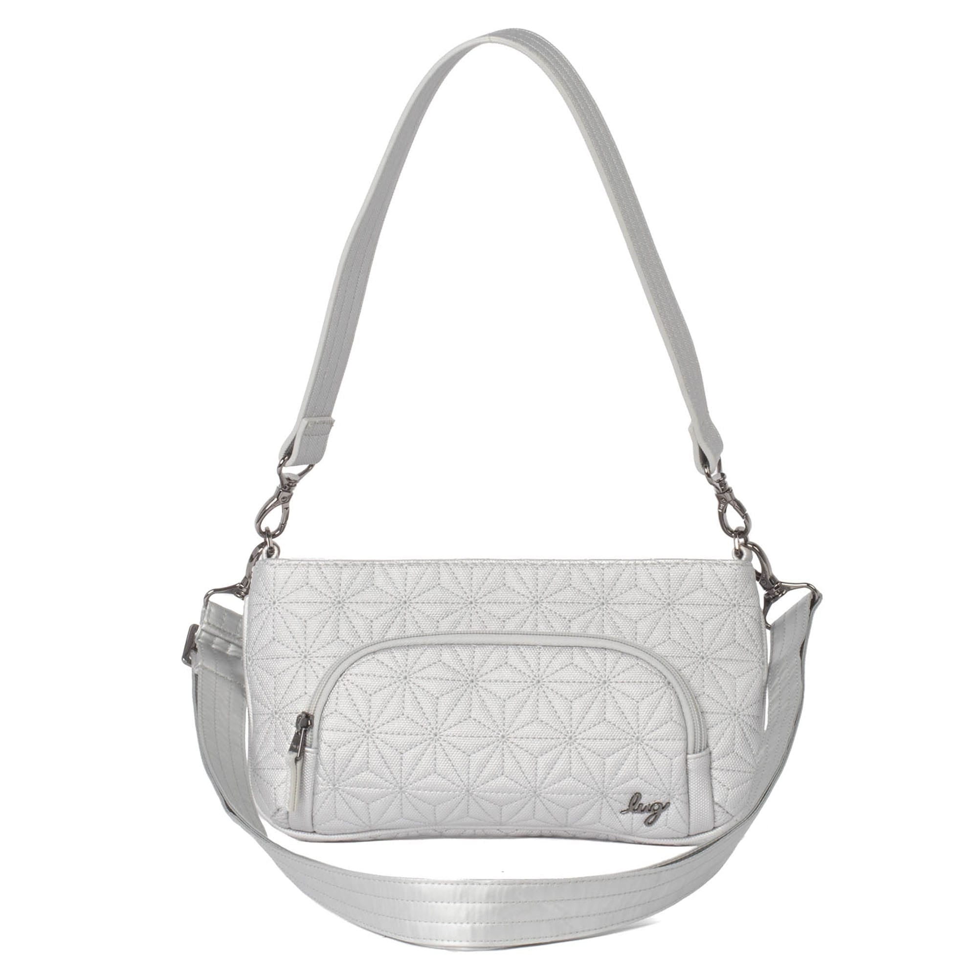 Flyer Matte Luxe VL Convertible Crossbody Bag - METALLIC SILVER - Flyer_MatteLuxe_MetallicSilver_01