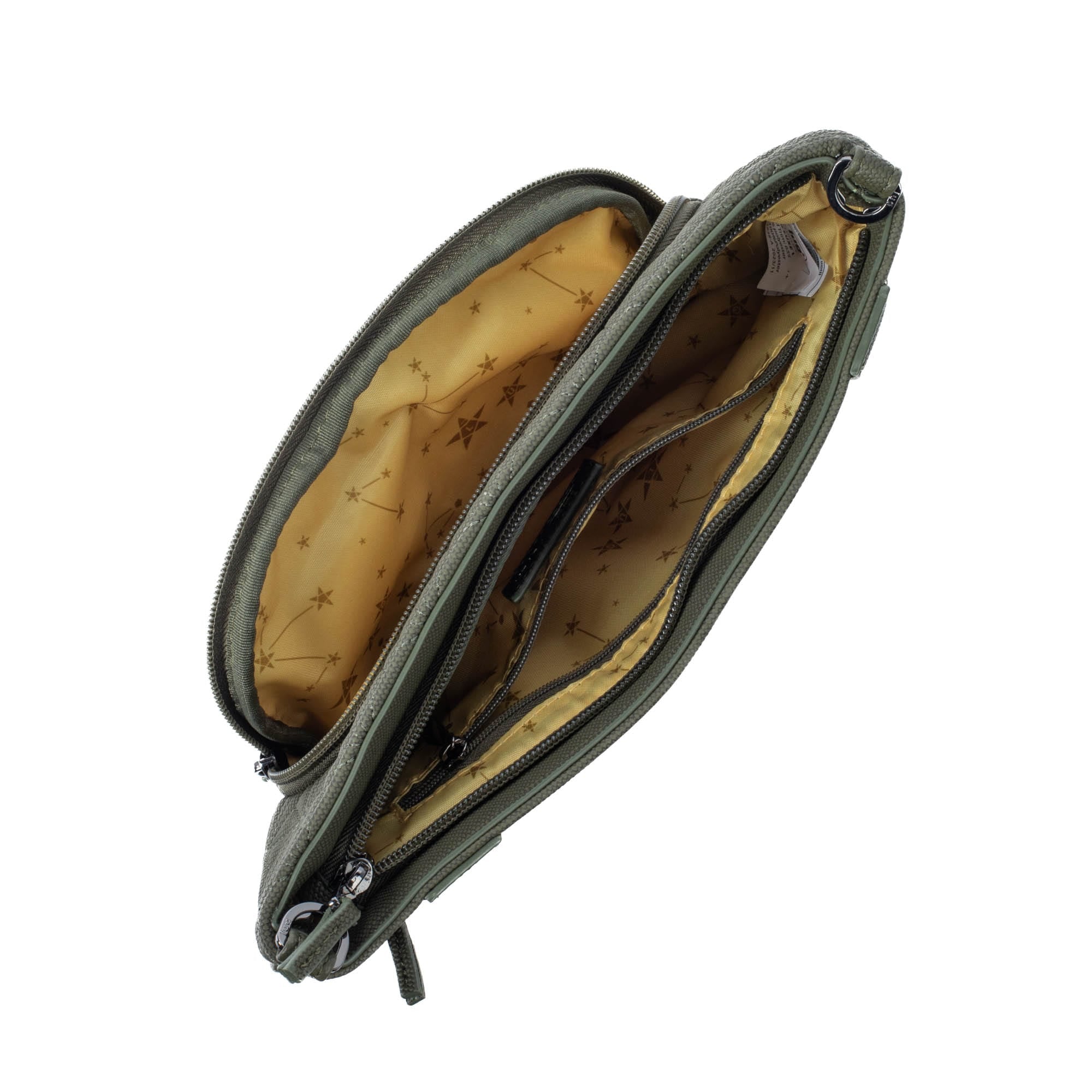 Flyer Matte Luxe VL Convertible Crossbody Bag - OLIVE - Flyer_MatteLuxe_Olive_05