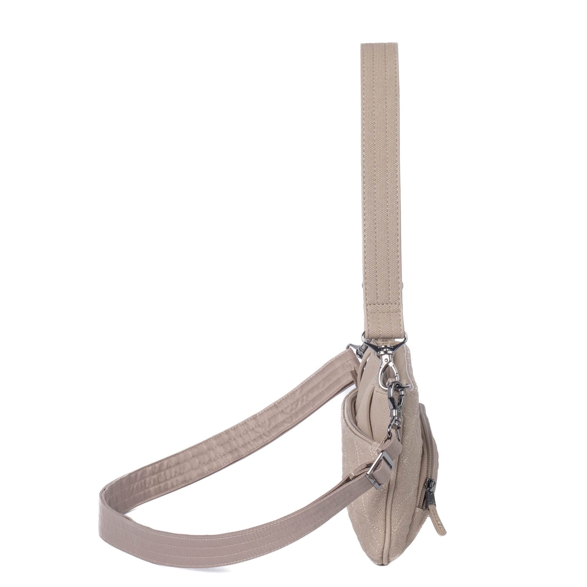 Flyer Matte Luxe VL Convertible Crossbody Bag - SAND - Flyer_MatteLuxe_Sand_03